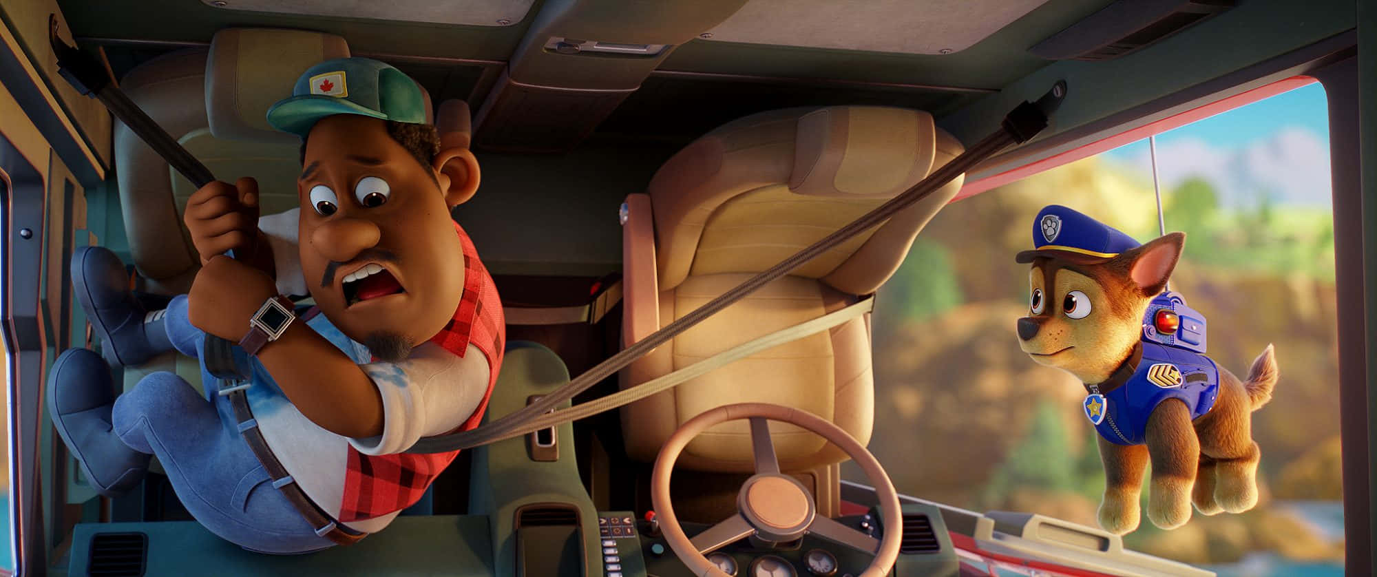 Paw Patrol, Chase, police pup, Full HD Desktop Wallpaper