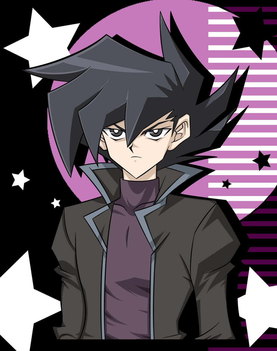 Chazz Princeton, spiky black hair, sharp eyes, SD Phone Wallpaper