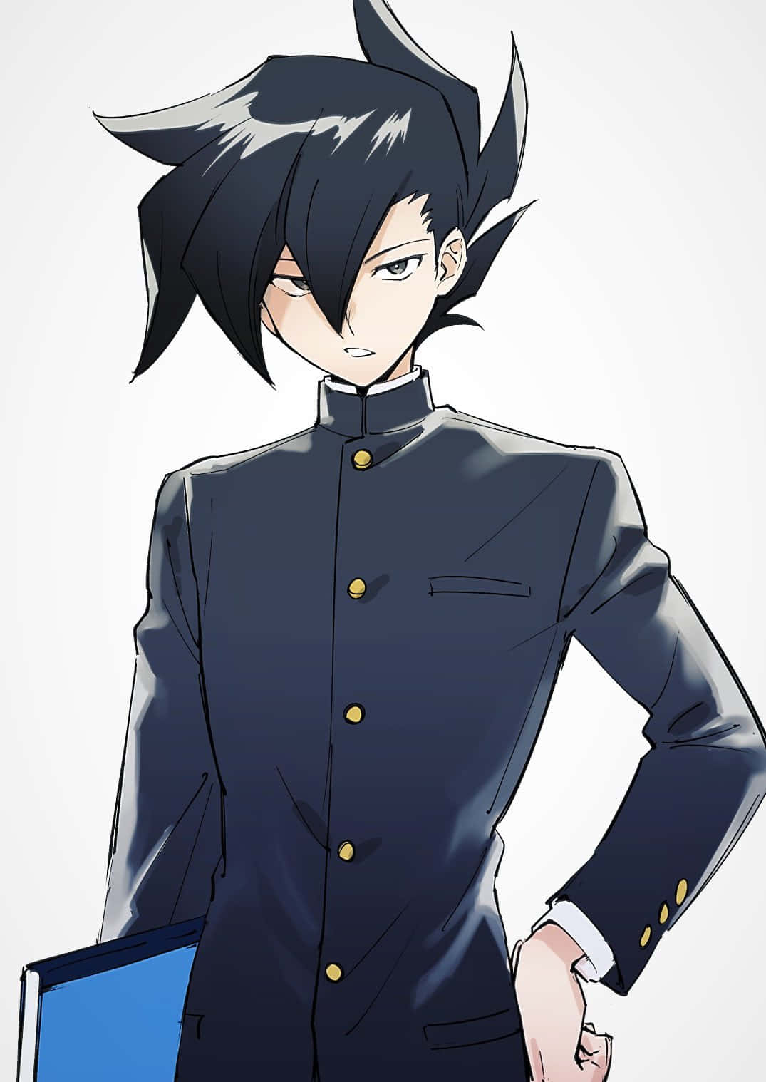 Chazz Princeton, spiky black hair, sharp eyes, HD Phone Wallpaper