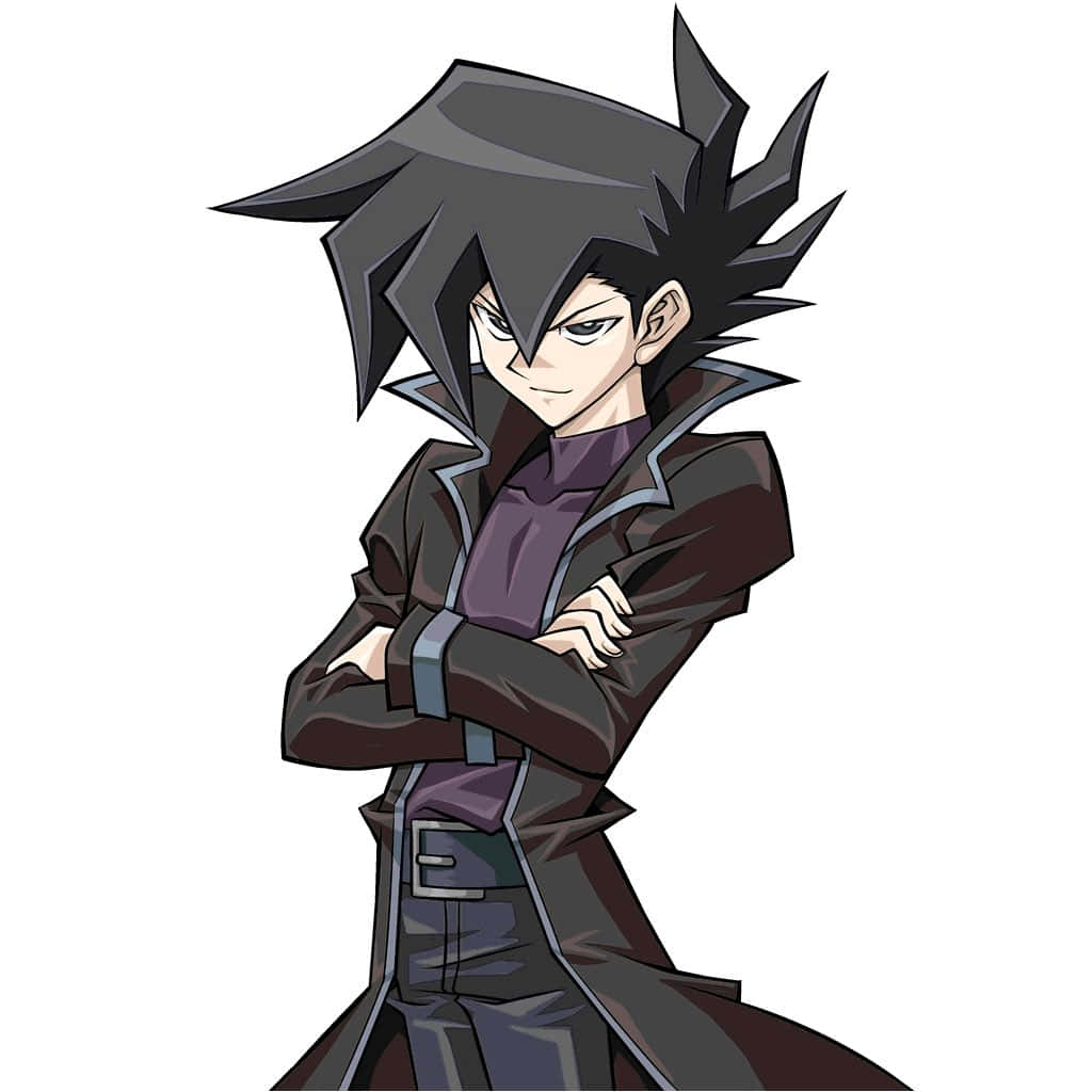 Chazz Princeton, Duelist attire, spiky black hair, SD Desktop Wallpaper
