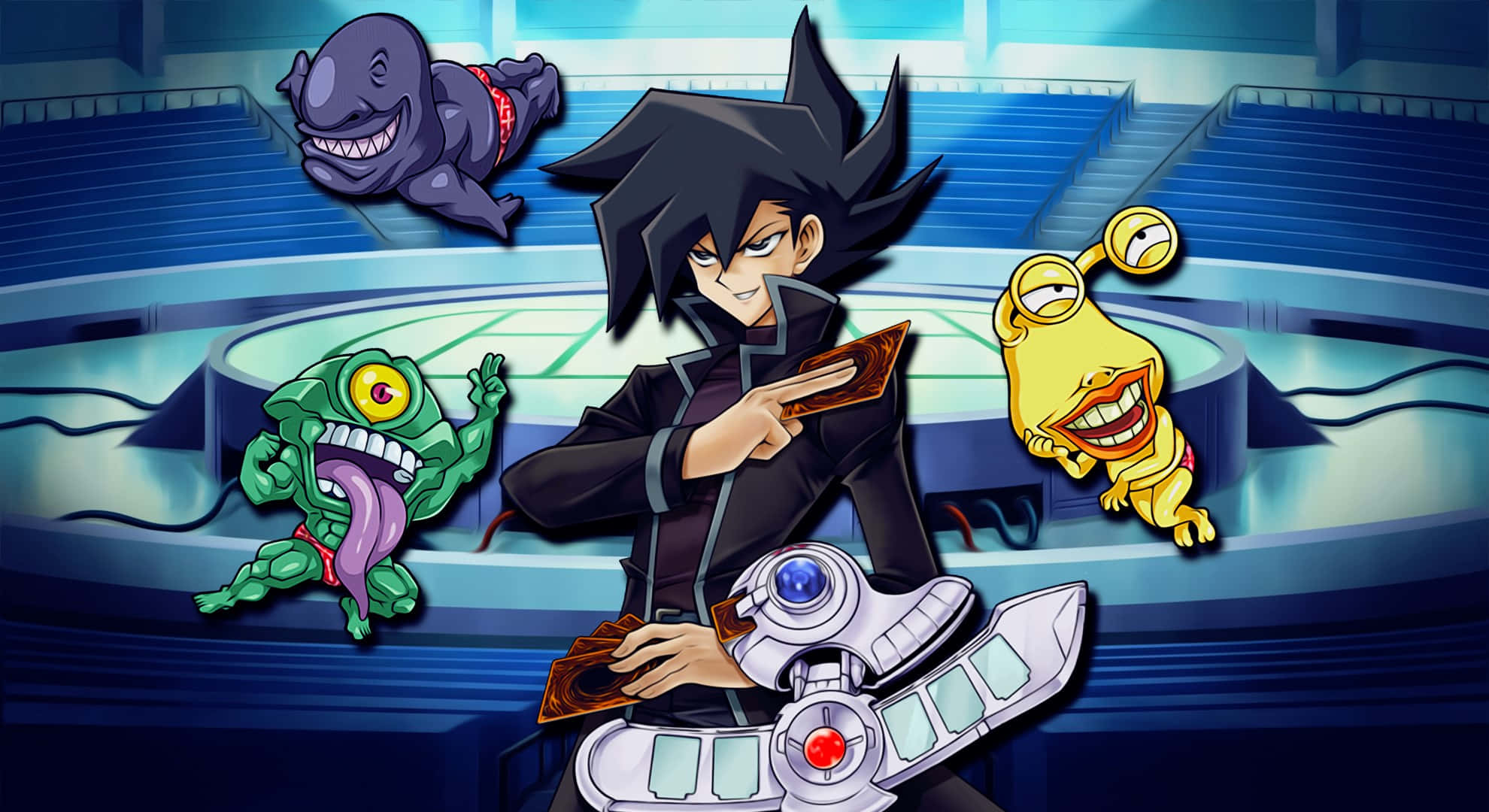 Chazz Princeton, black outfit, cards, Full HD Desktop Wallpaper