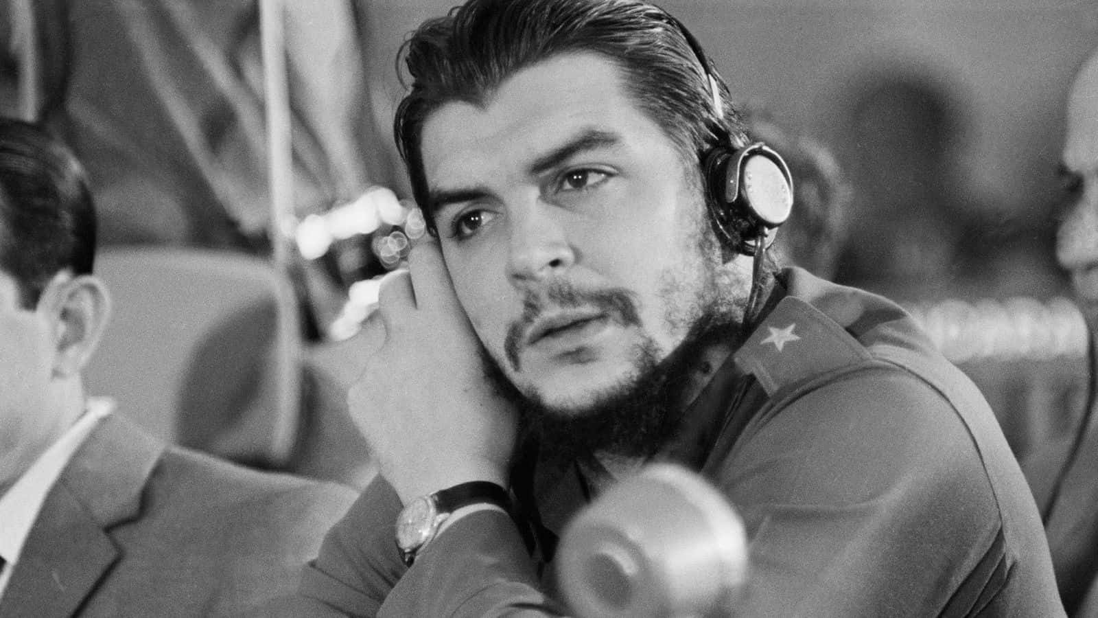 Che Guevara, military uniform, star on his collar, HD Desktop Wallpaper