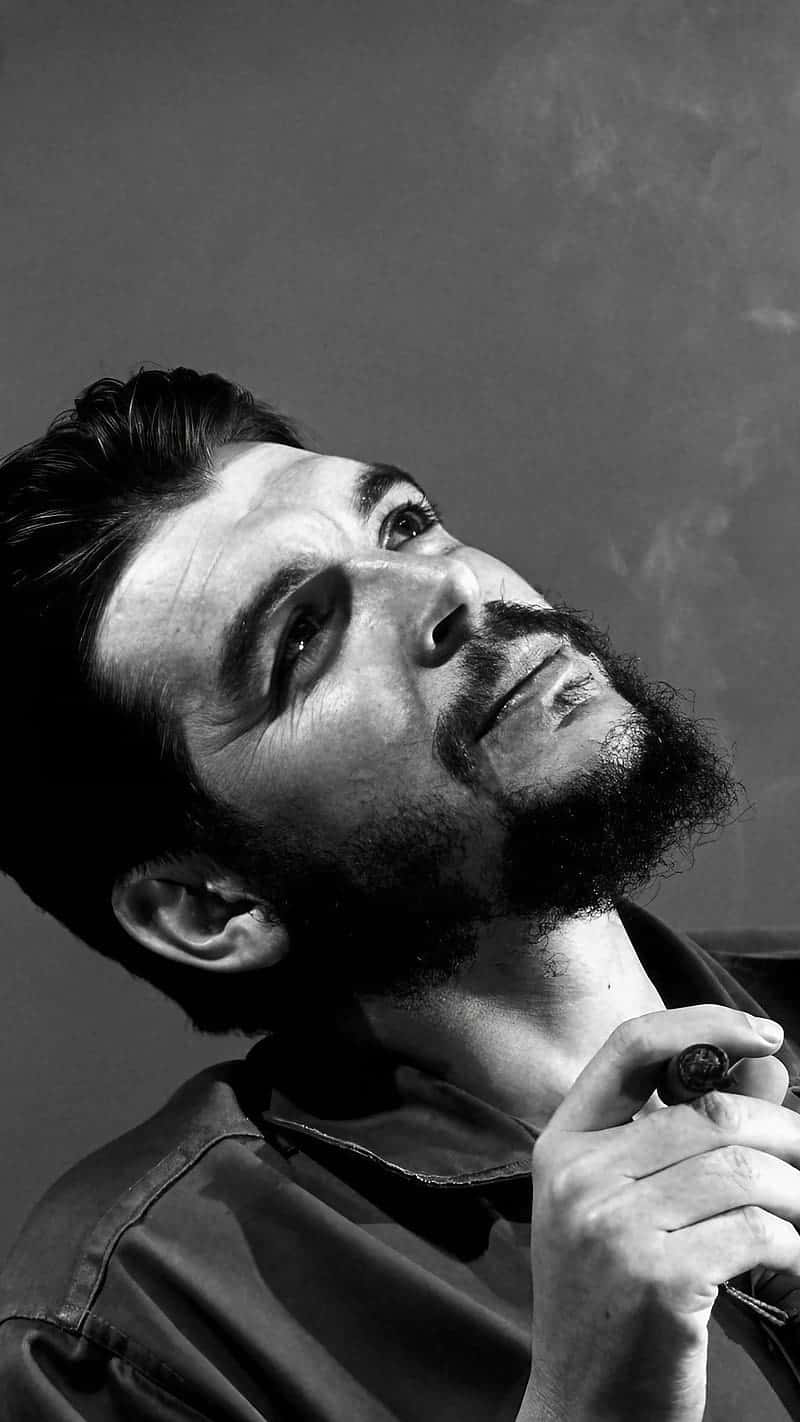Che Guevara, bearded man, cigar, HD Phone Wallpaper