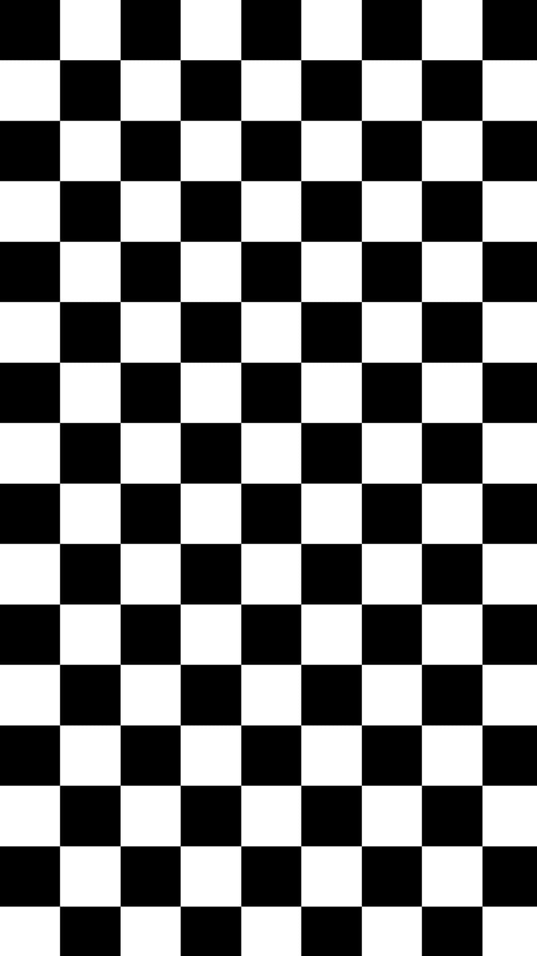 black and white checkerboard pattern, alternating squares, entire frame, Full HD Phone Wallpaper