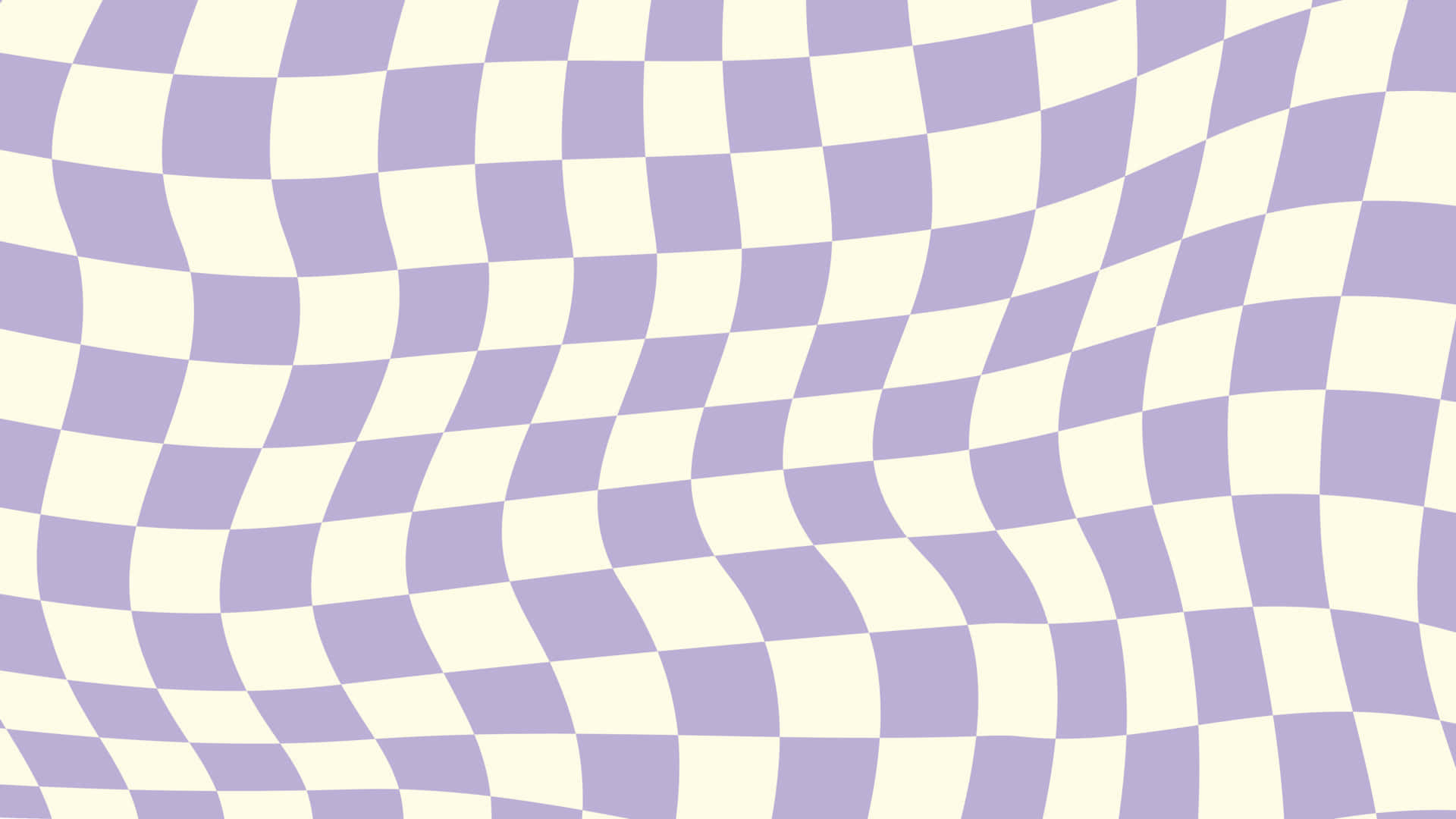 purple white wavy checkered pattern, lavender and cream squares, wavy checkerboard pattern, Full HD Desktop Wallpaper
