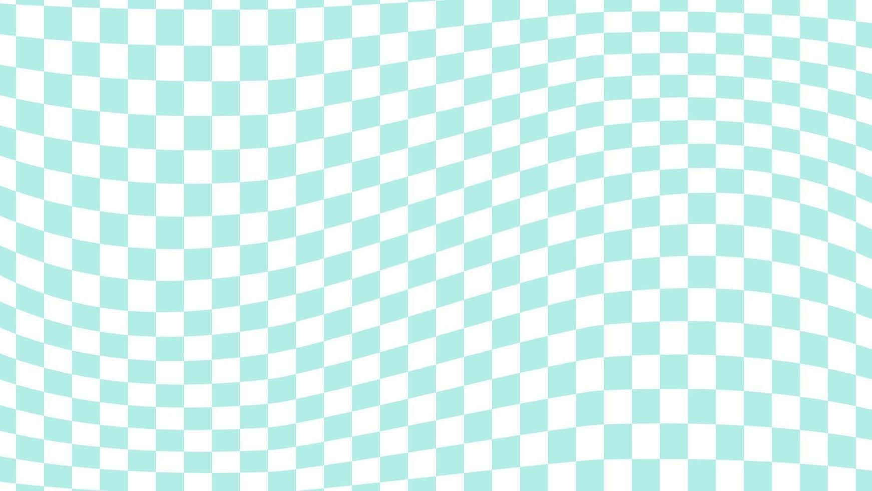 wavy checkered pattern, light blue, white, HD Desktop Wallpaper