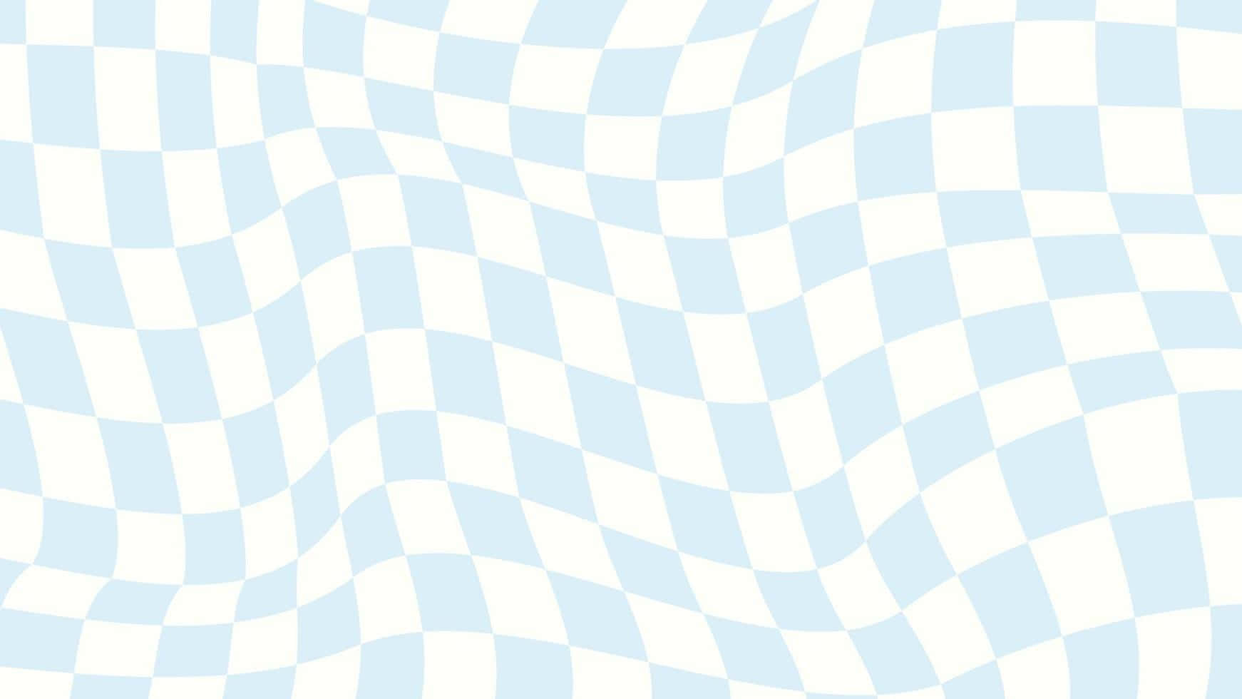 blue white checkered wave pattern, light blue, white, HD Desktop Wallpaper