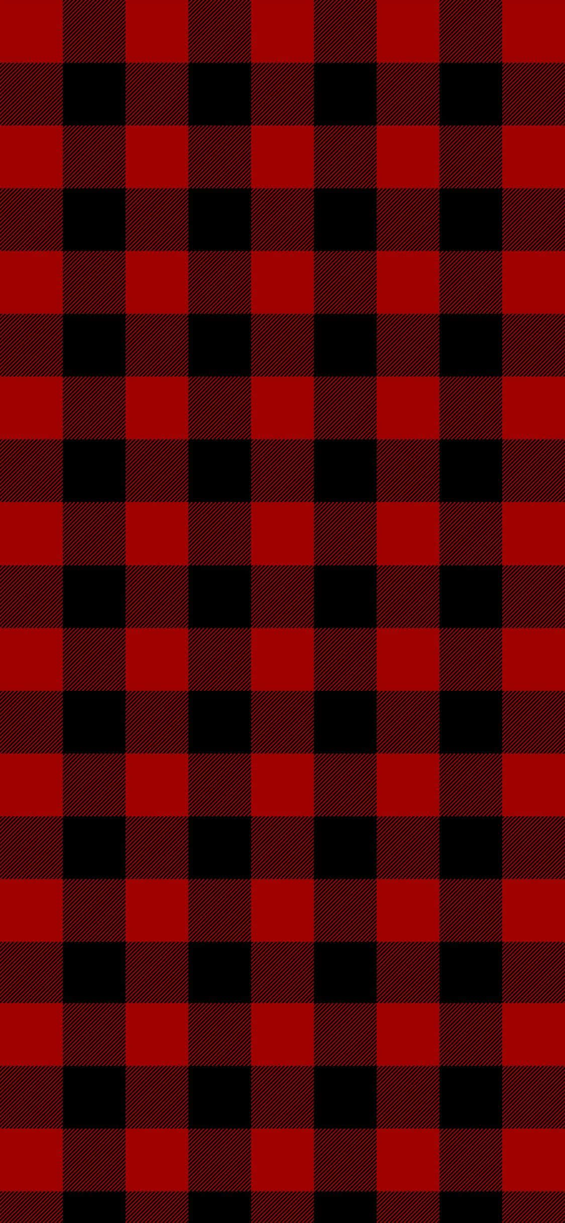 black and red plaid, checkered plaid pattern, fabric texture, Full HD Phone Wallpaper