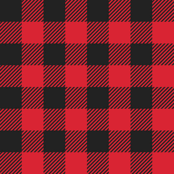 red and black plaid, diagonal stripes, alternating squares, SD Desktop Wallpaper