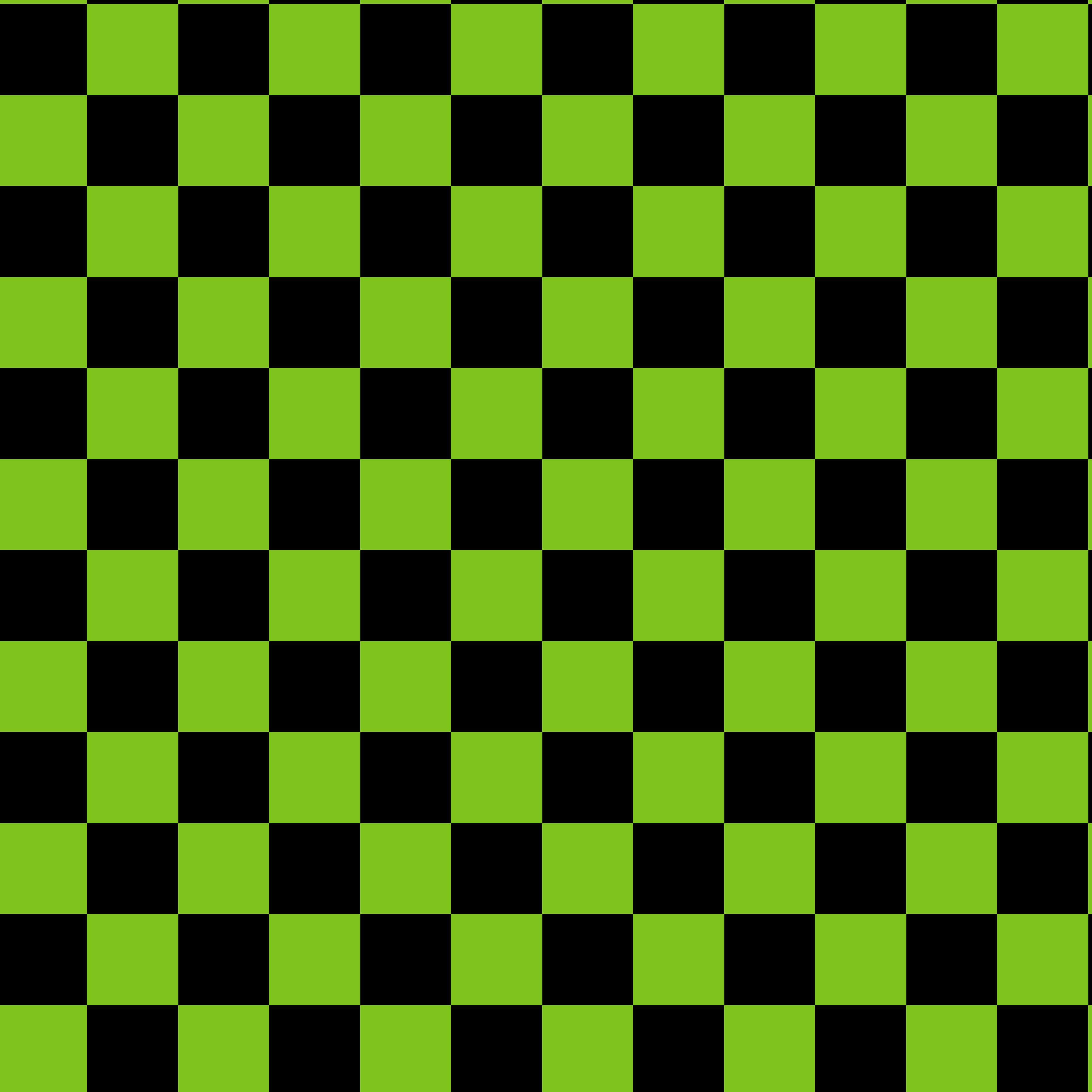 green black checkers board pattern, alternating black and bright green squares, high-contrast checkerboard design, 2K Desktop Wallpaper