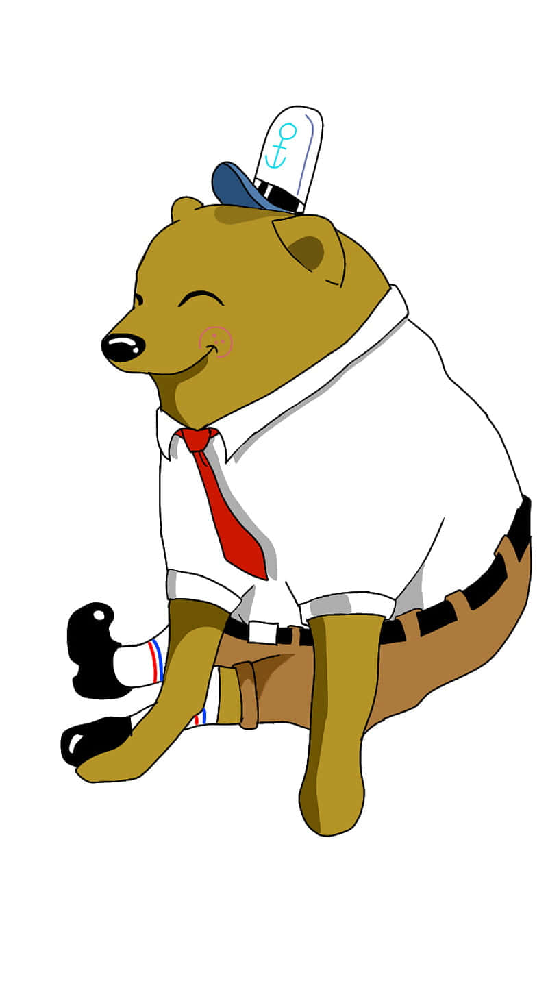 Cheems, sailor outfit, red tie, HD Phone Wallpaper