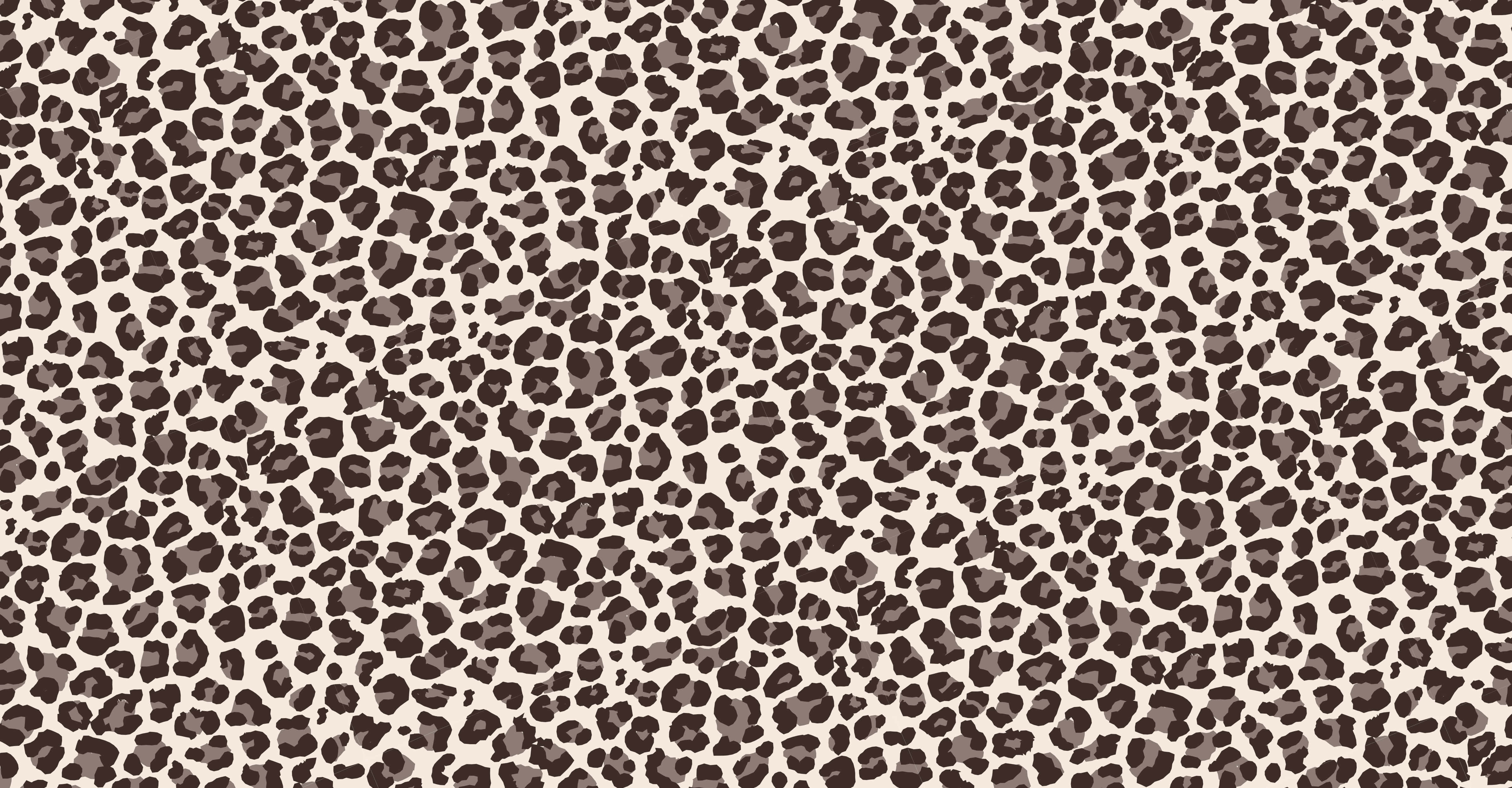 light brown aesthetic, cute cheetah print, dark brown spots, 4K Desktop Wallpaper