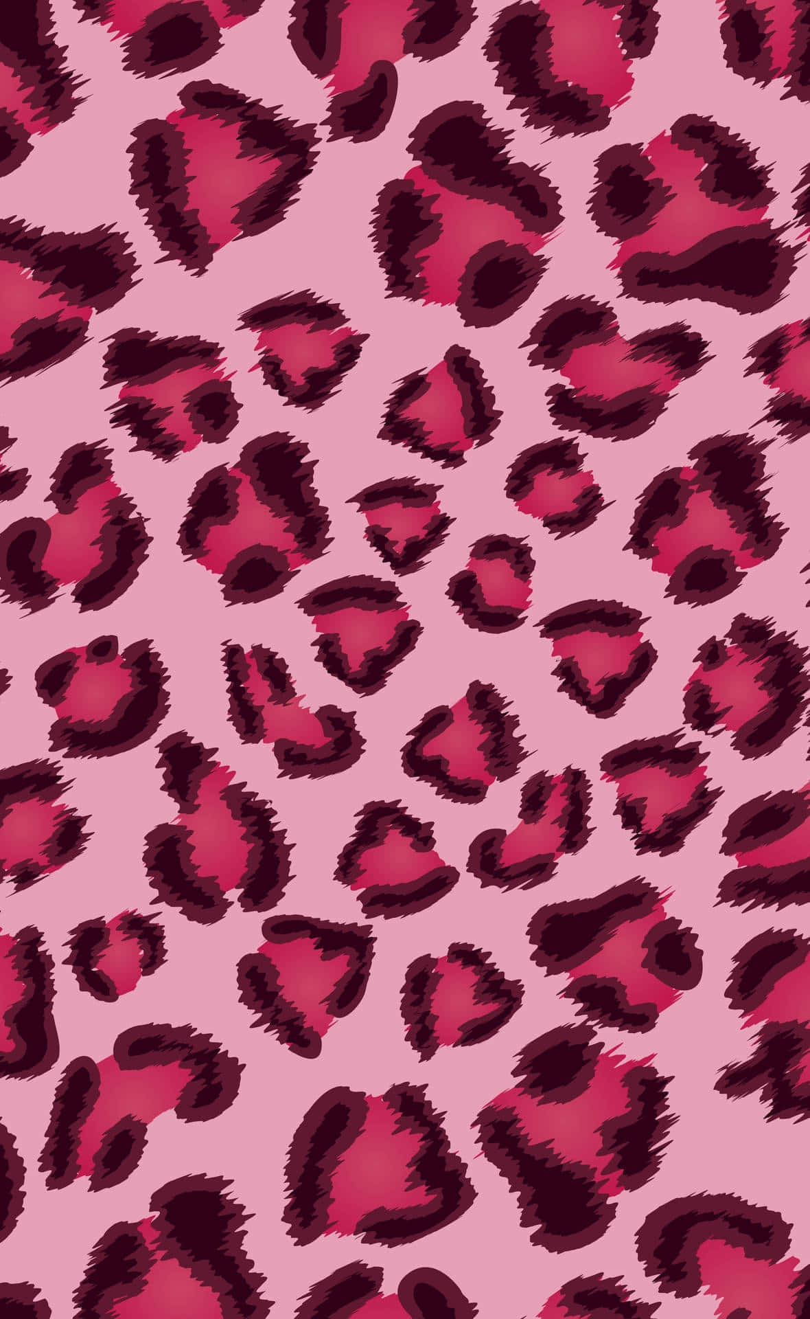 pink cheetah print pattern, dark magenta leopard spots, burgundy leopard spots, Full HD Phone Wallpaper