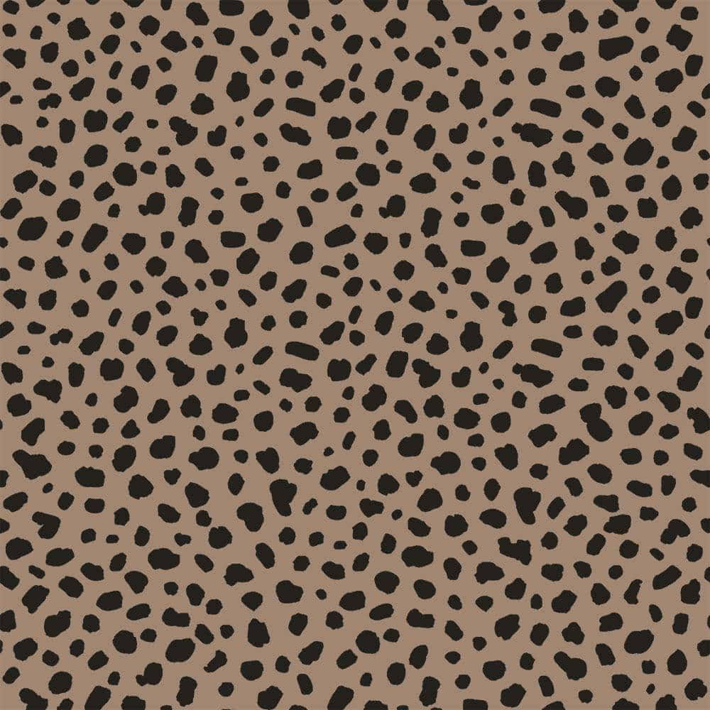 cheetah print pattern, tan wallpaper, bold black leopard spots, SD Desktop Wallpaper