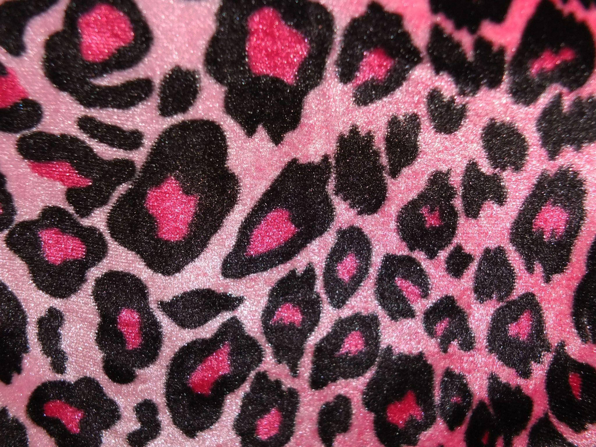 pink glitter cheetah print, glitter, bold black leopard spots, Full HD Desktop Wallpaper