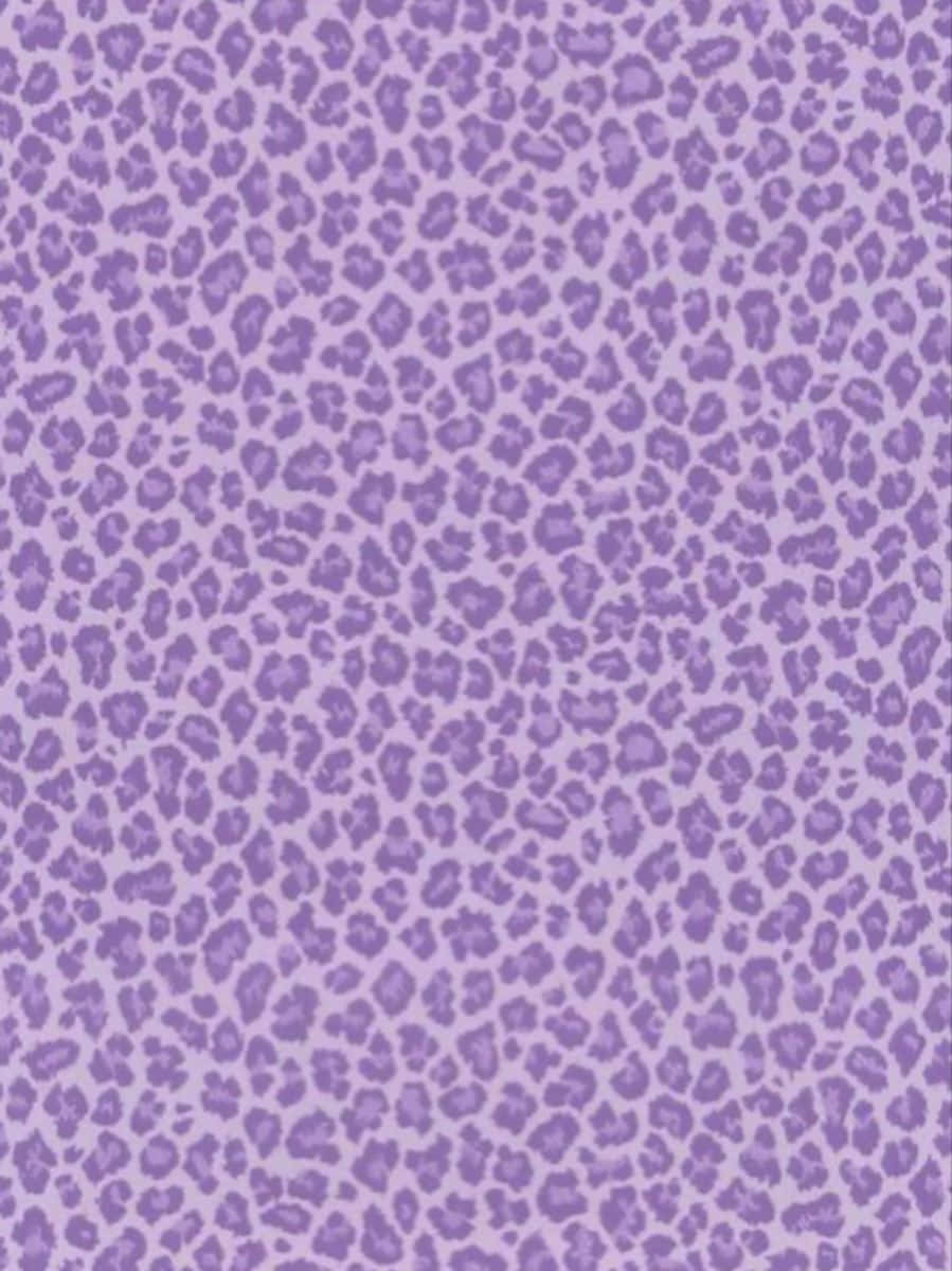purple cute cheetah print pattern, seamless purple leopard print pattern, soft gradient tones, SD Phone Wallpaper