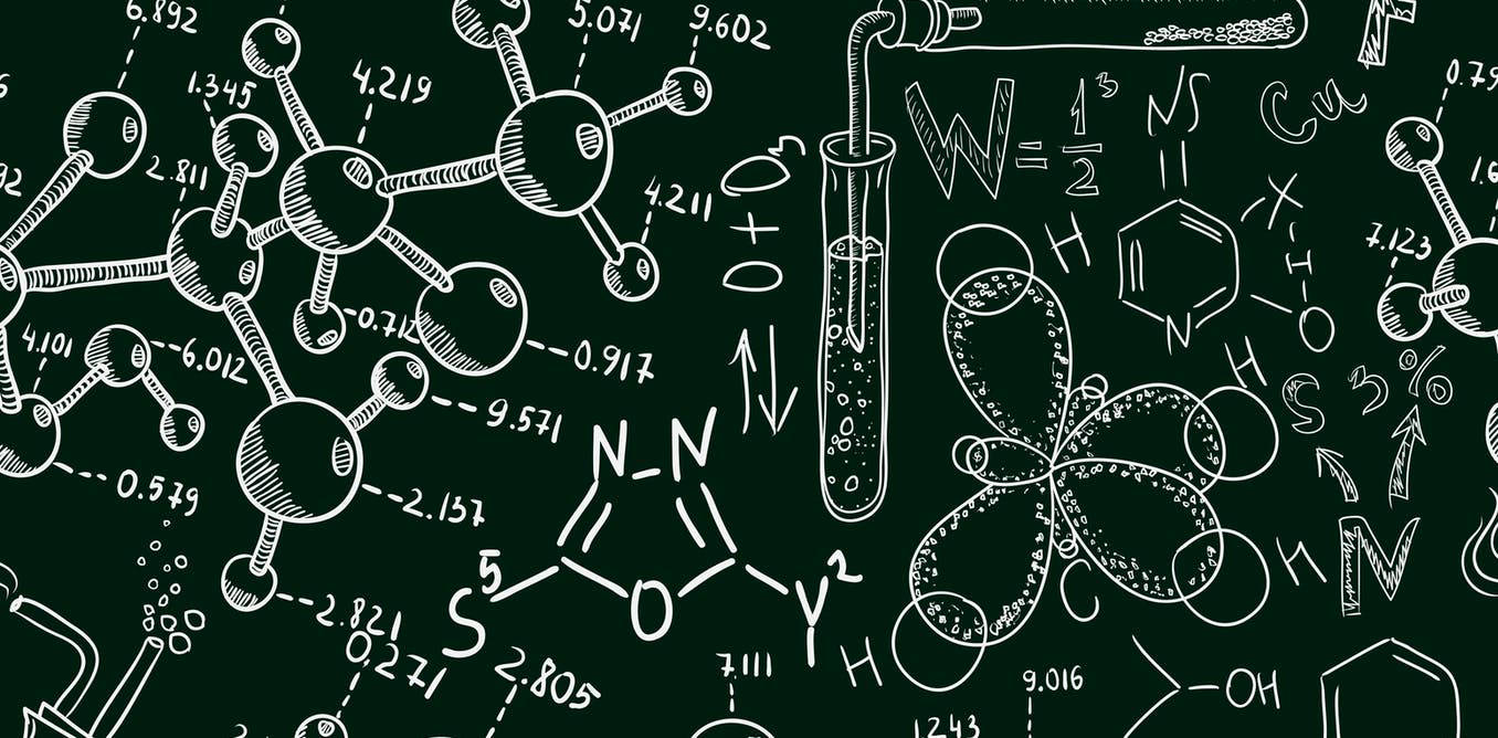 chemistry, chemical bonding, blackboard, HD Desktop Wallpaper