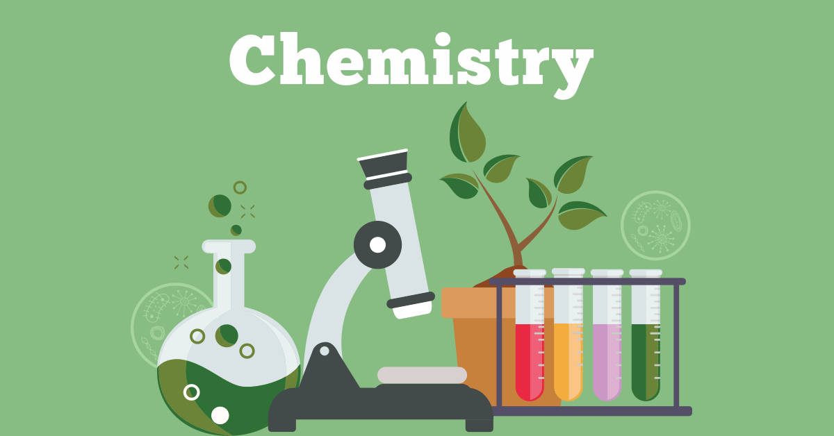 green organic chemistry laboratory, microscope, test tubes, SD Desktop Wallpaper