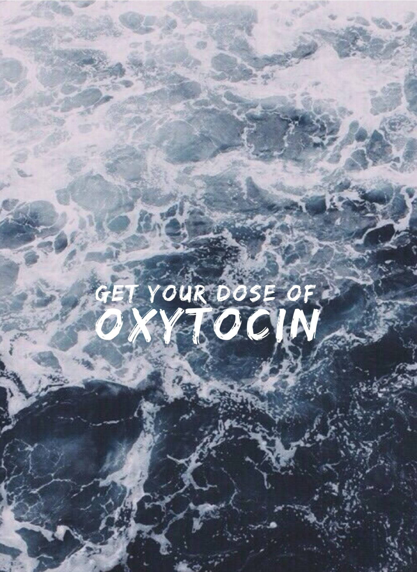 oxytoxin, foamy ocean waves, deep blue water, HD Phone Wallpaper