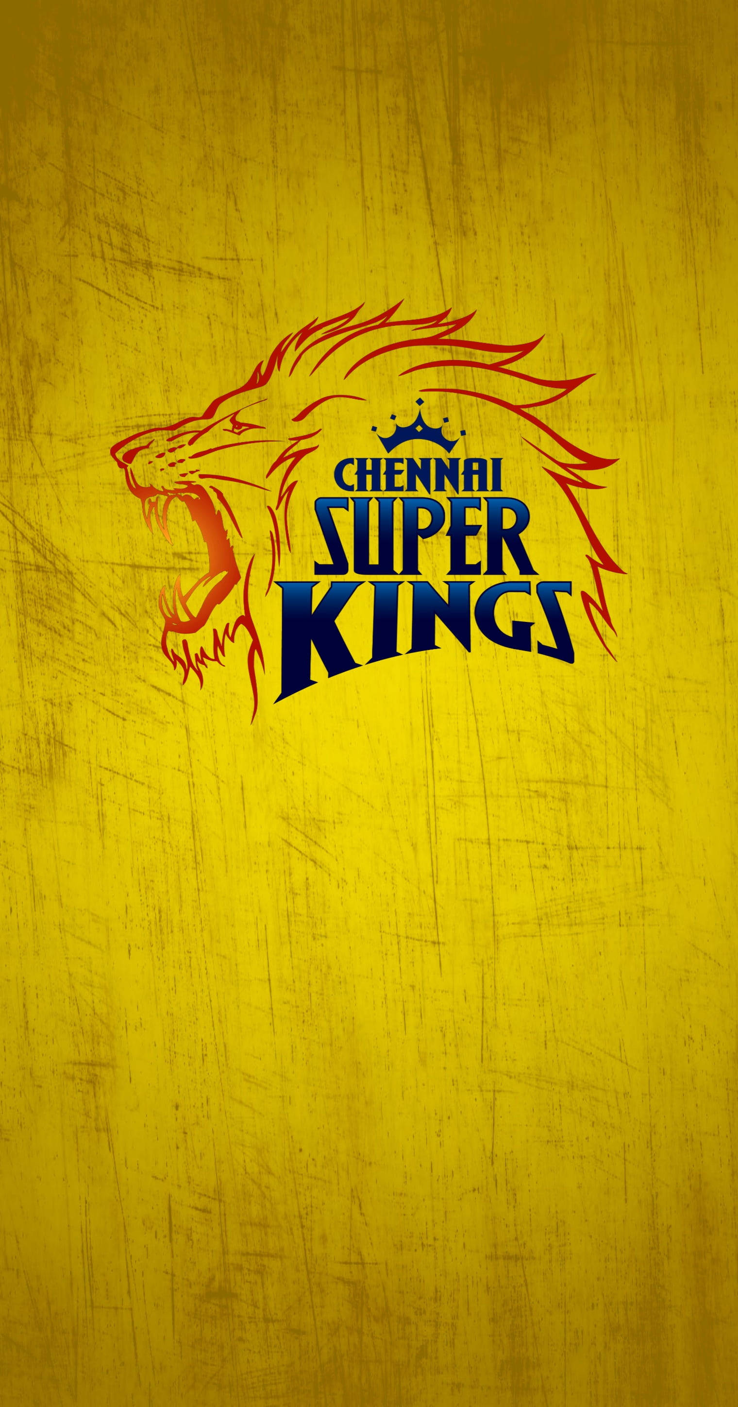 Chennai Super Kings, roaring lion logo, crown, 2K Phone Wallpaper