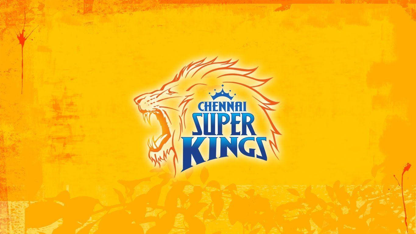Chennai Super Kings, yellow lion, crown, HD Desktop Wallpaper