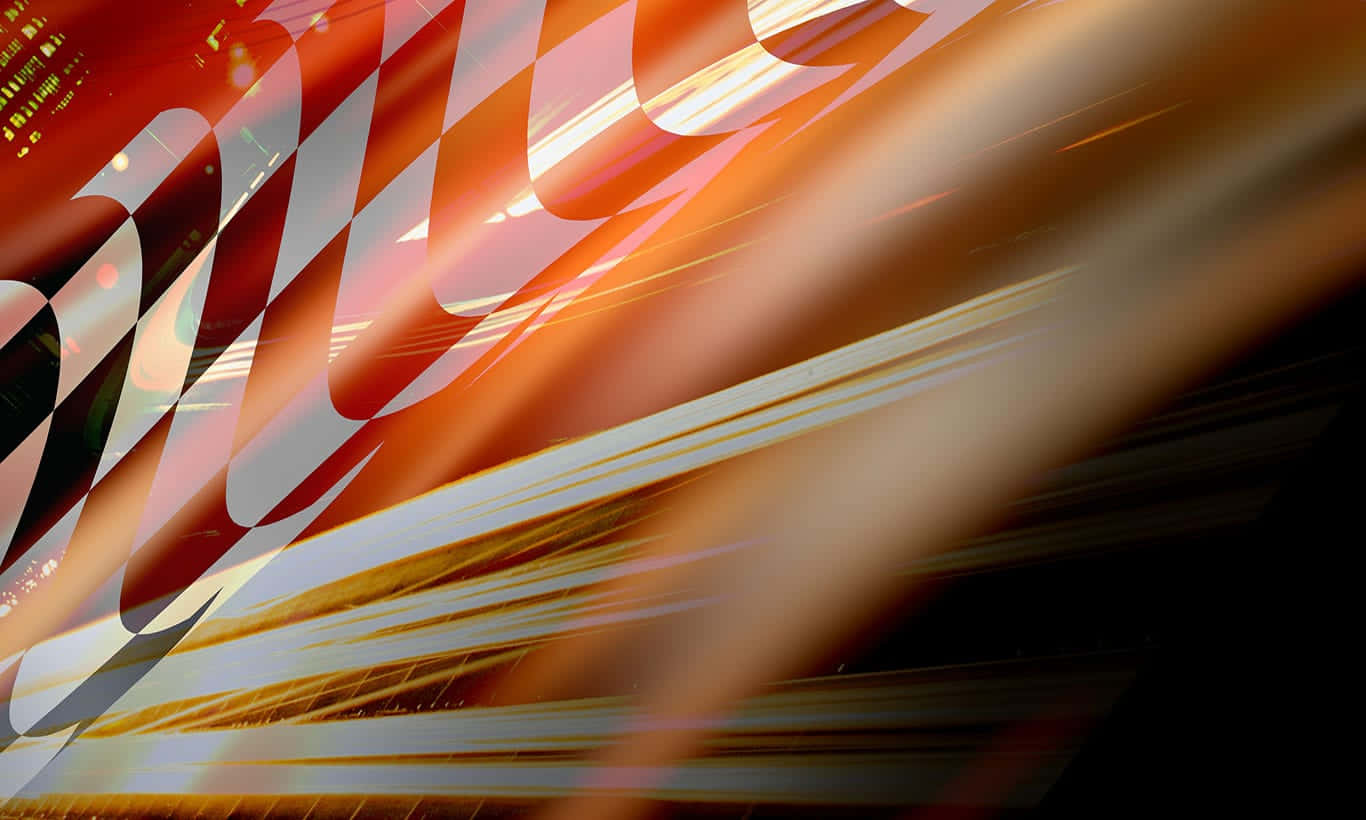 Chequered Flag, finish line, fiery orange, HD Desktop Wallpaper