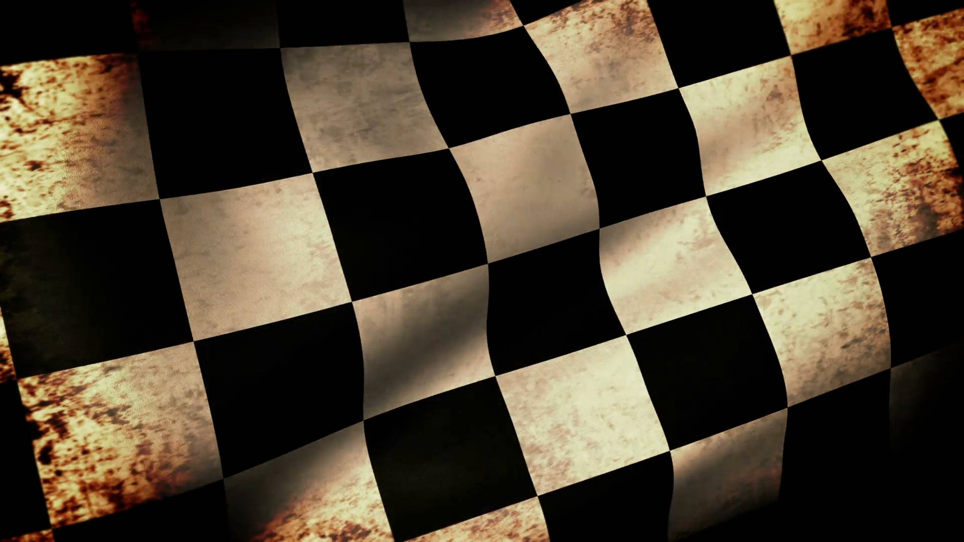 checkered racing flag, dark background, dramatic lighting, Full HD Desktop Wallpaper