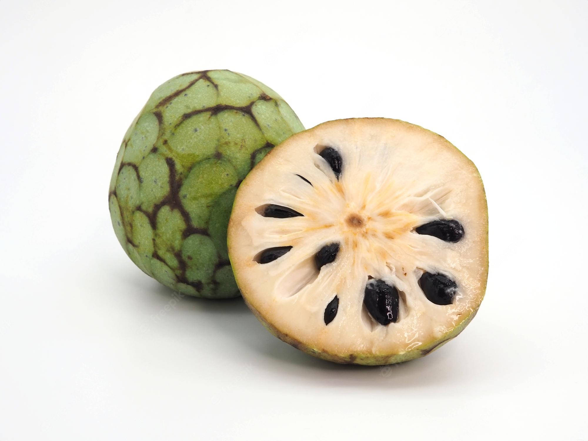 Cherimoya, custard apple, creamy flesh, Full HD Desktop Wallpaper
