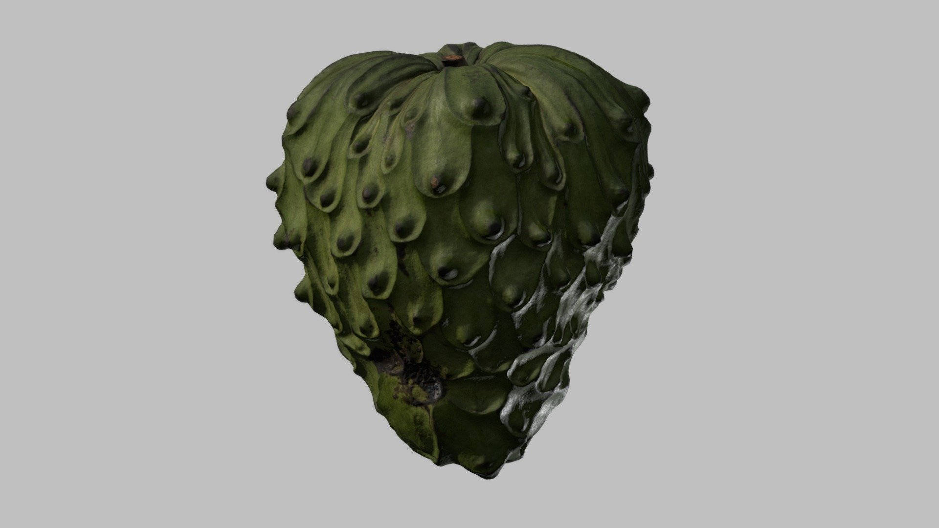 Cherimoya, green custard apple, bumpy textured skin, Full HD Desktop Wallpaper