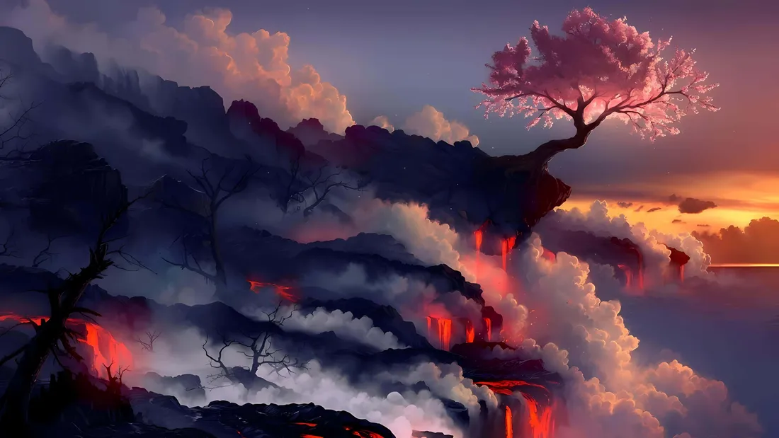 Cherry Blossom Tree Anime