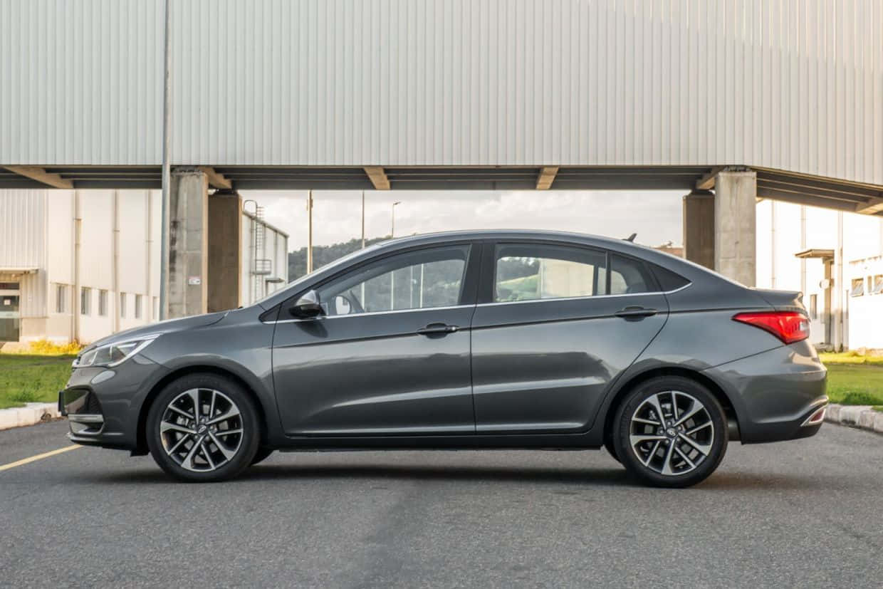 Chery Arrizo 5, sleek design, gray sedan, SD Desktop Wallpaper