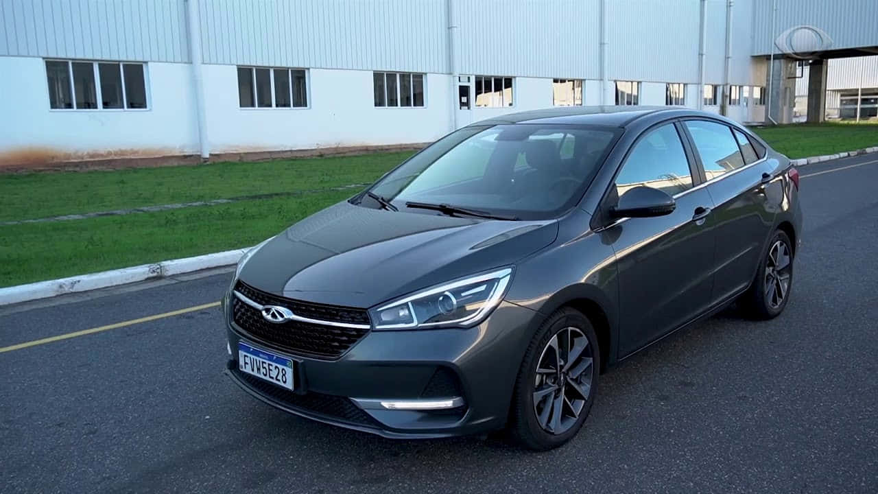 Chery Arrizo 5, dark gray, sedan, HD Desktop Wallpaper
