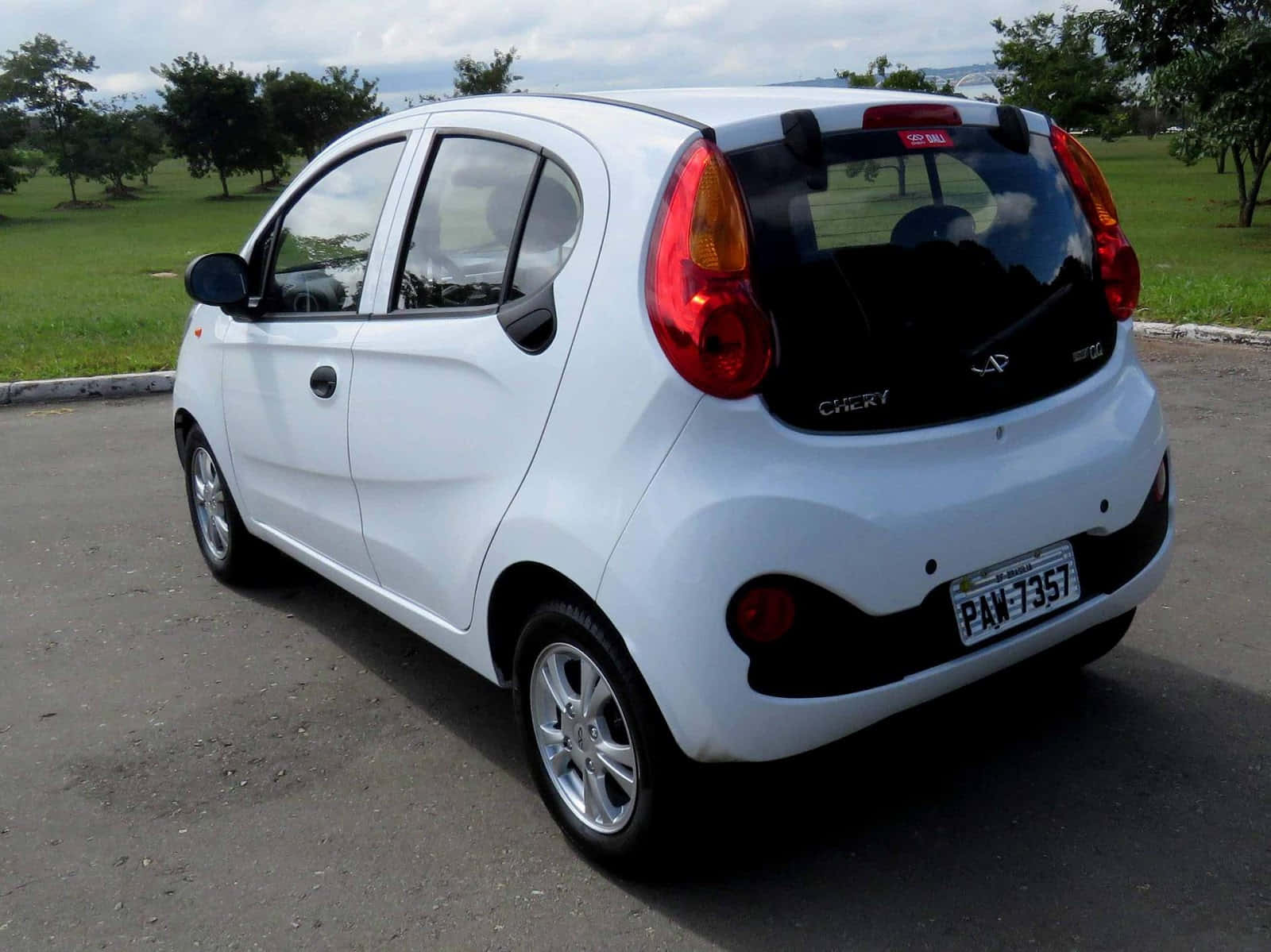 Chery QQ, white, compact car, HD Desktop Wallpaper