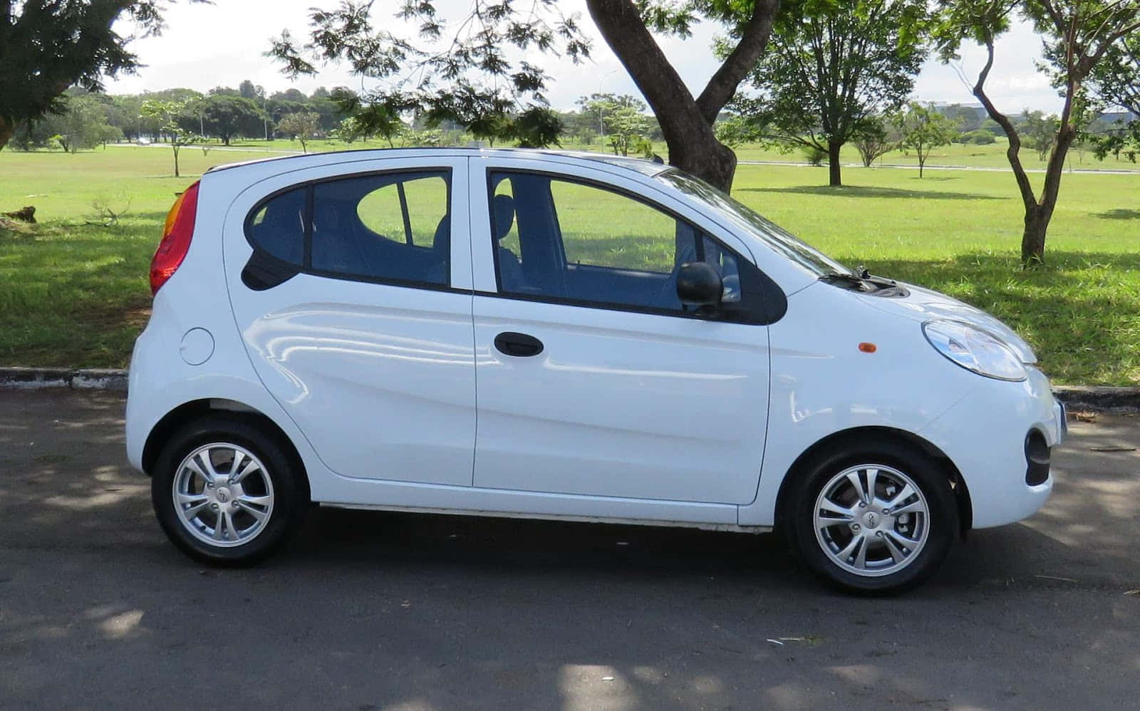 Chery QQ, white, compact car, HD Desktop Wallpaper