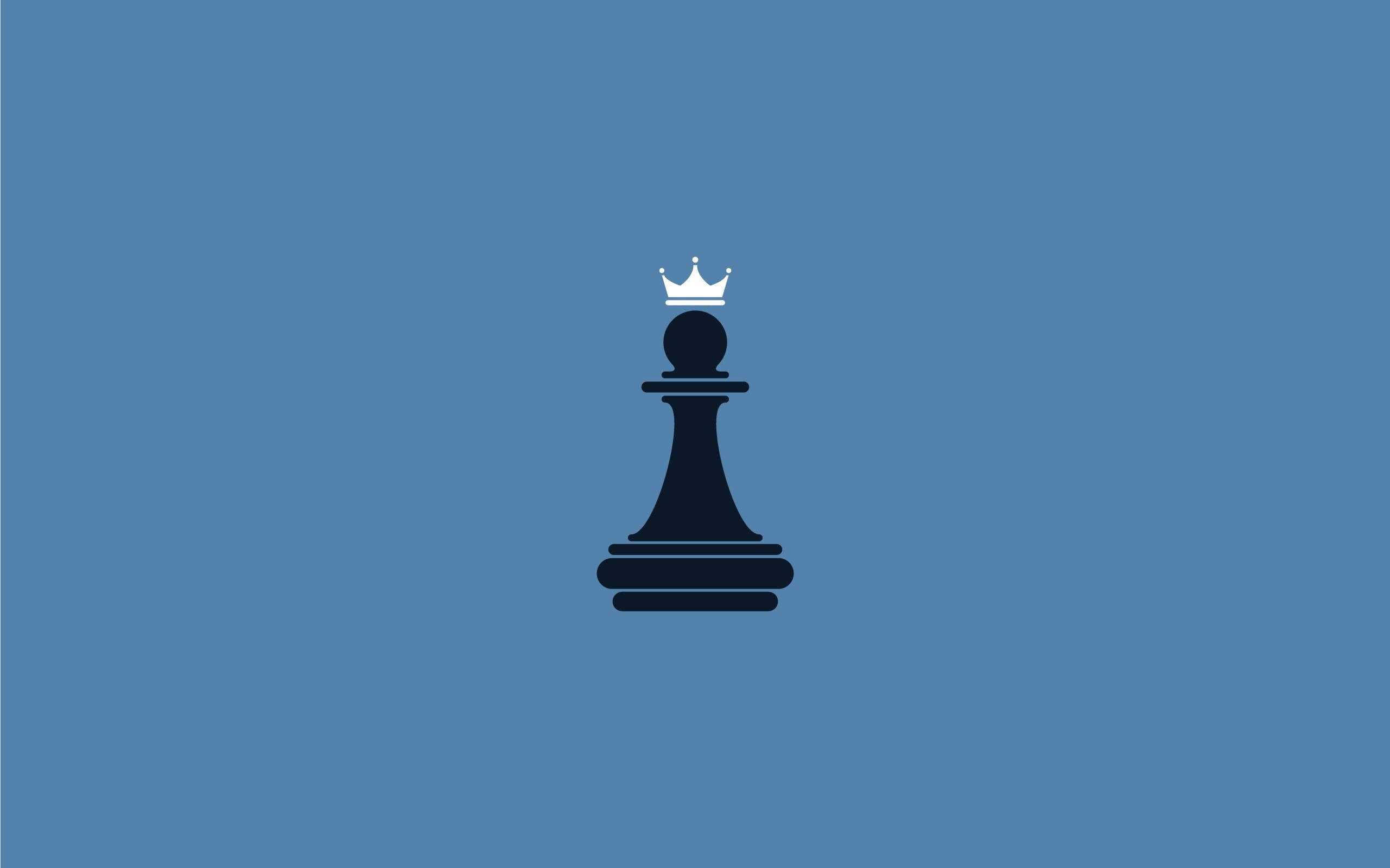 Chess, pawn, queen, 2K Desktop Wallpaper