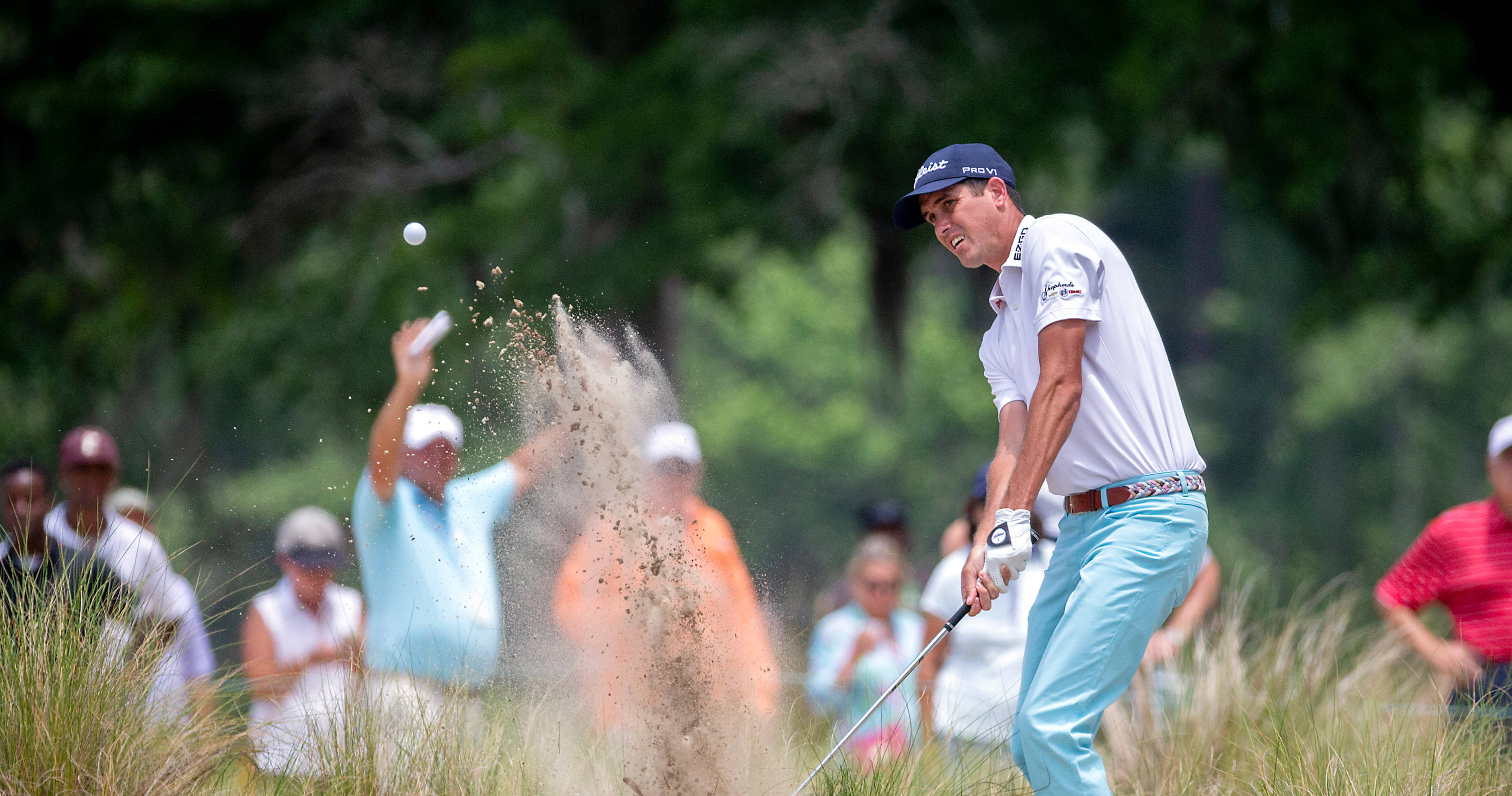 Chesson Hadley, golf ball, sand bunker, 2K Desktop Wallpaper