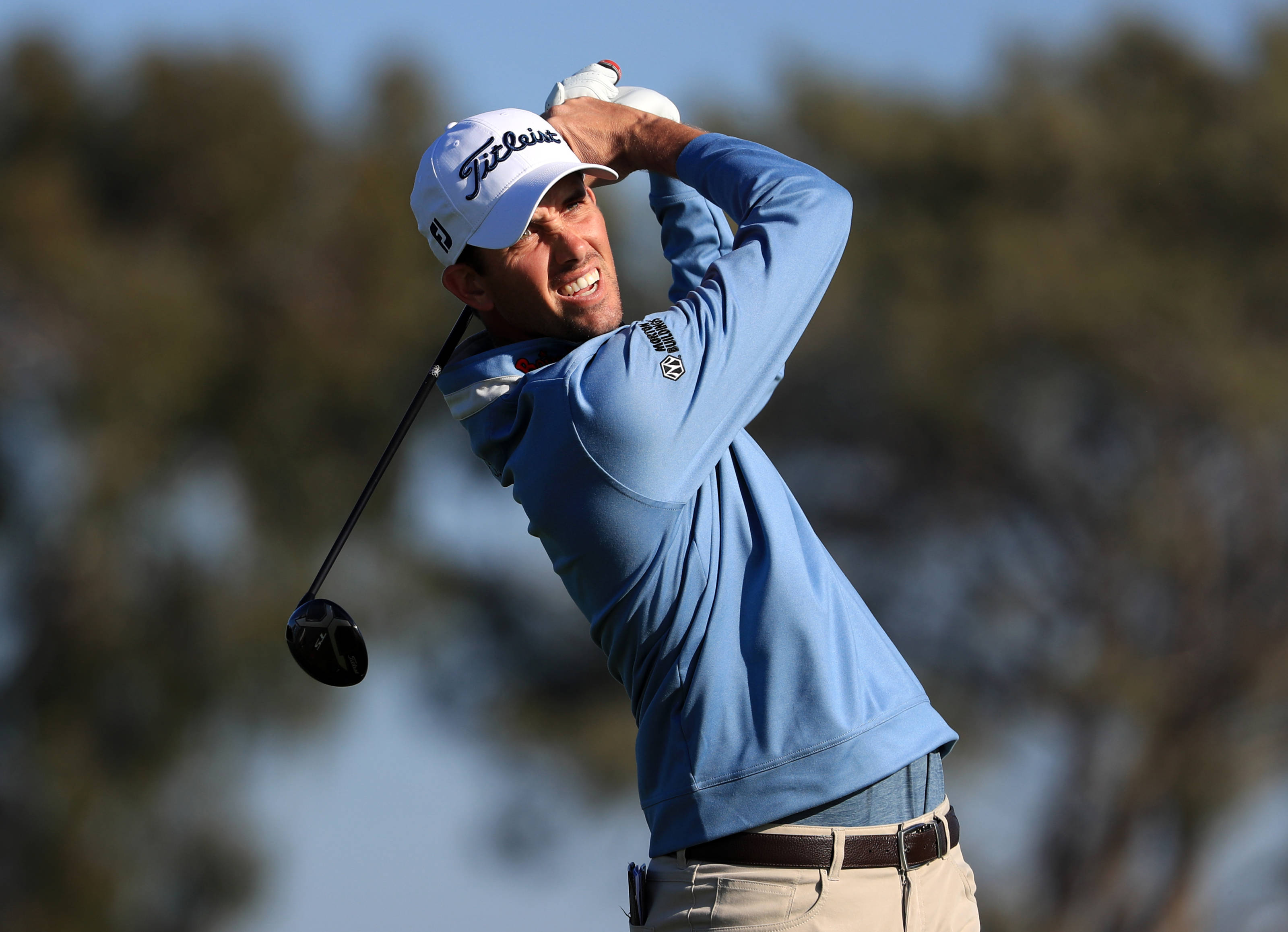 Chesson Hadley, blue jacket, golfer, 2K Desktop Wallpaper