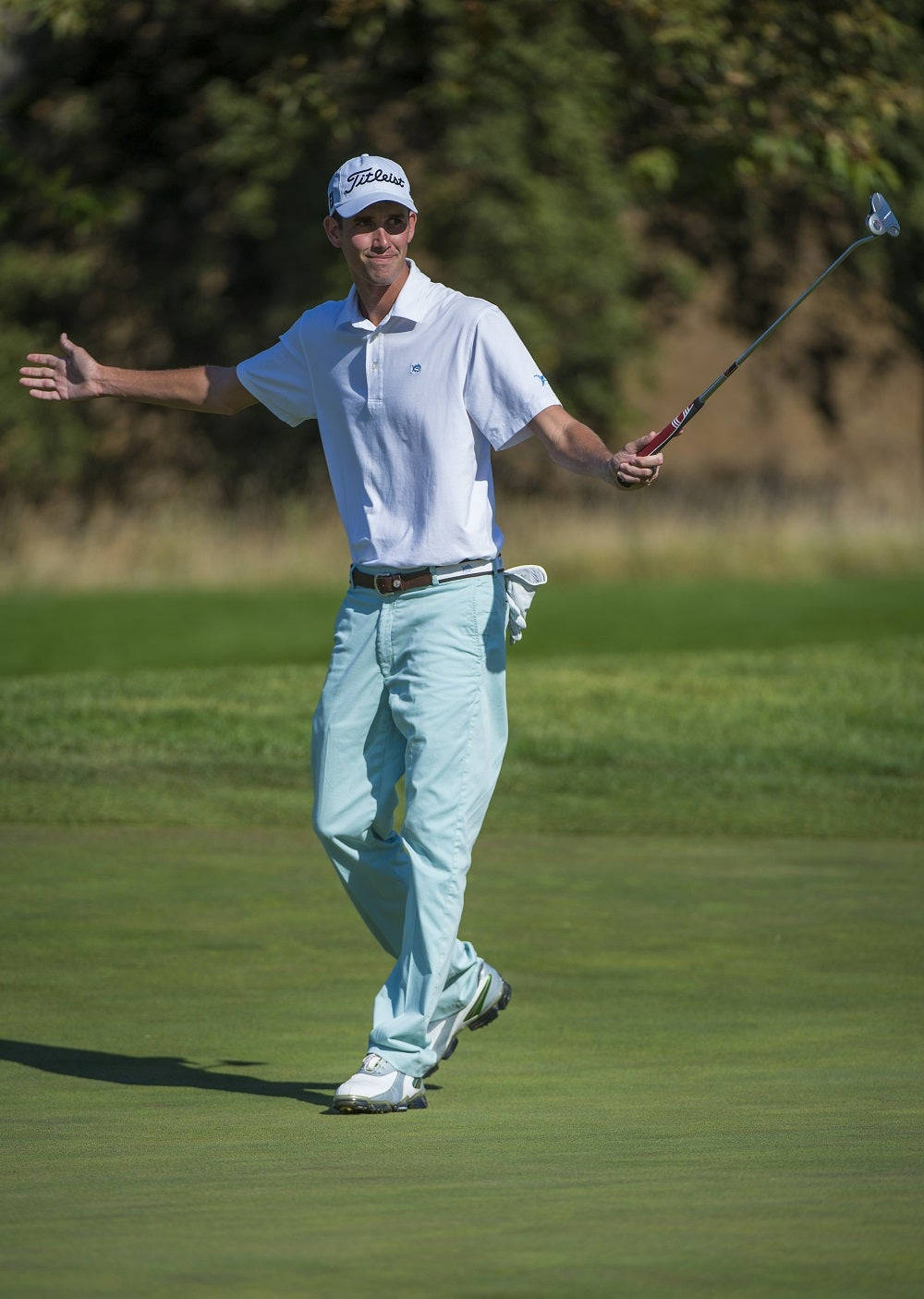 Chesson Hadley, golf course, sunlit green, HD Phone Wallpaper