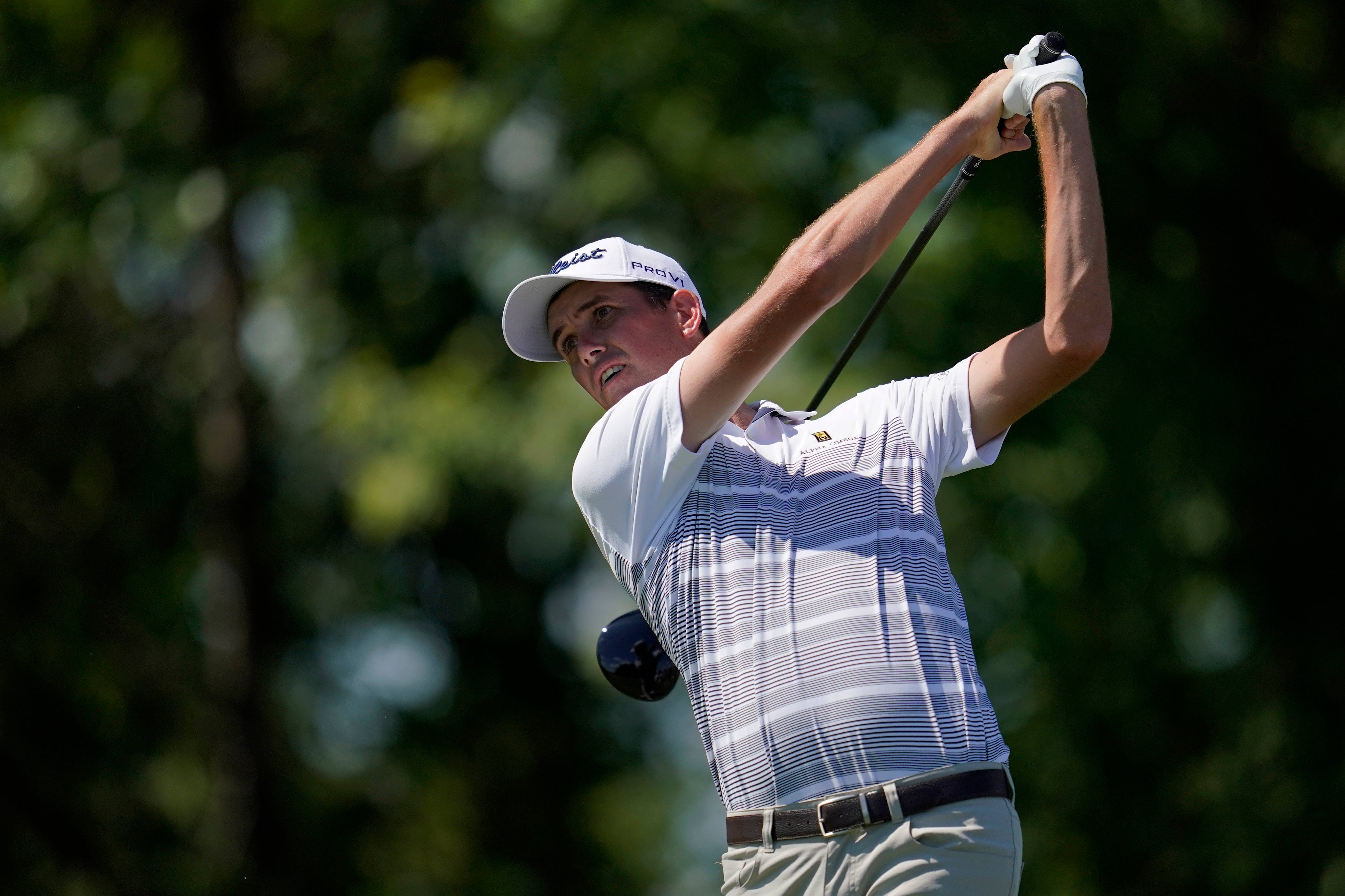 Chesson Hadley, golf club, mid-swing, 5K Desktop Wallpaper