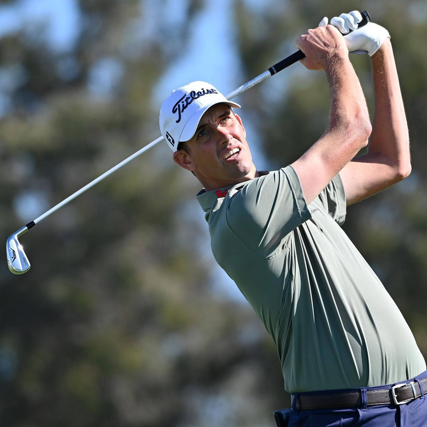 Chesson Hadley, golf club, mid-swing, HD Desktop Wallpaper