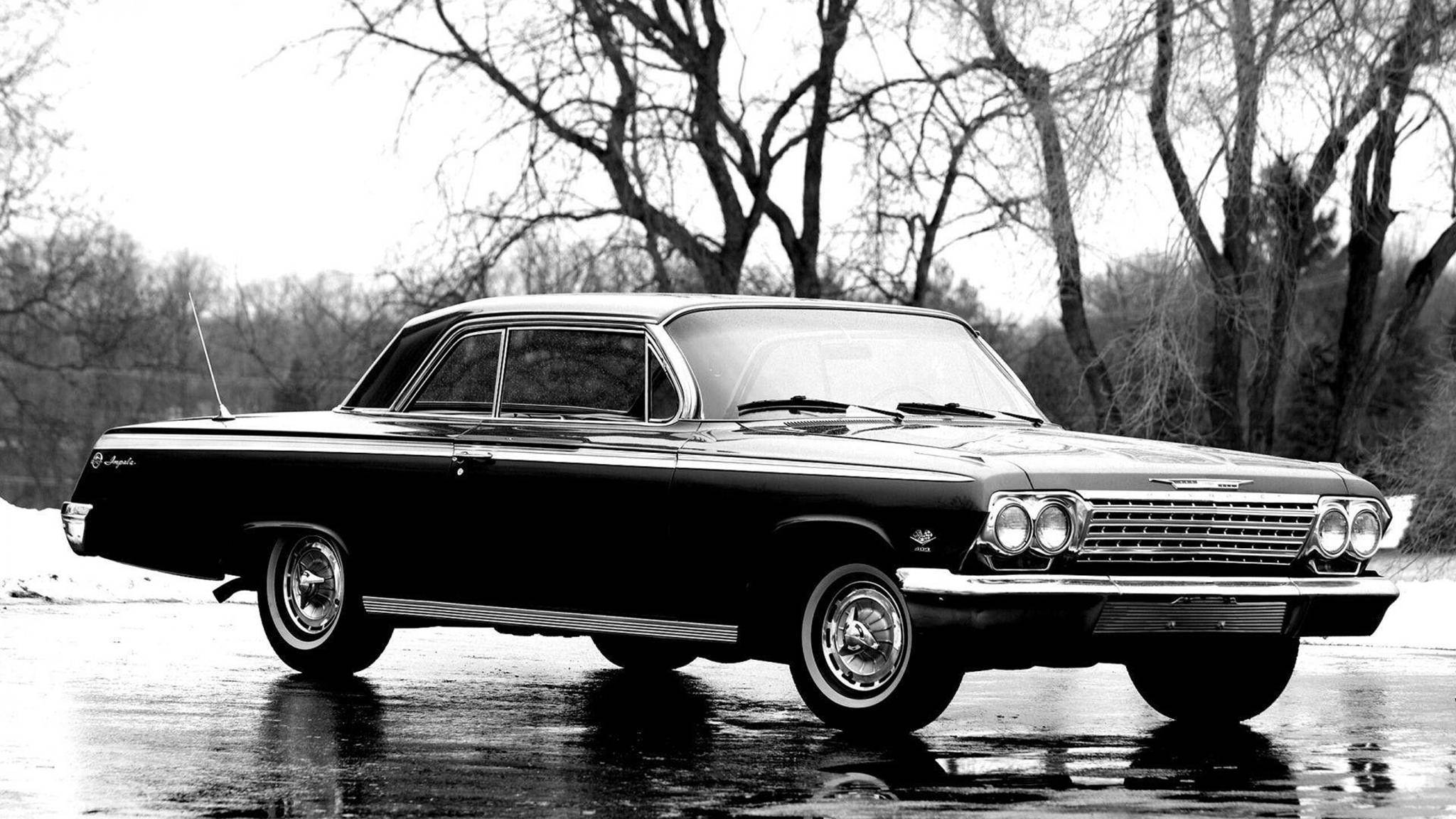 Chevrolet Impala 1967, black, 1960s, Full HD Desktop Wallpaper