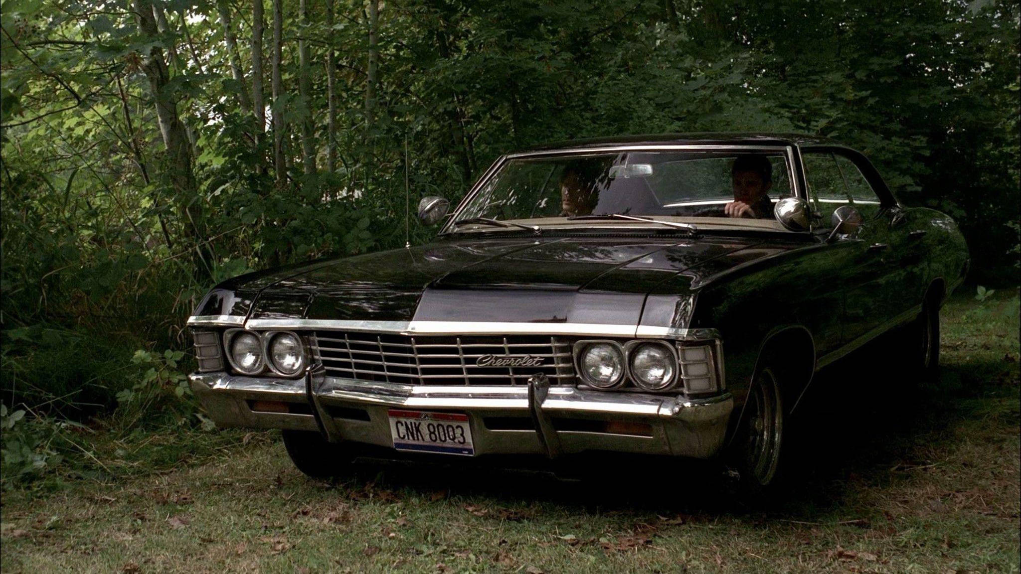 Chevrolet Impala 1967, black, classic, Full HD Desktop Wallpaper