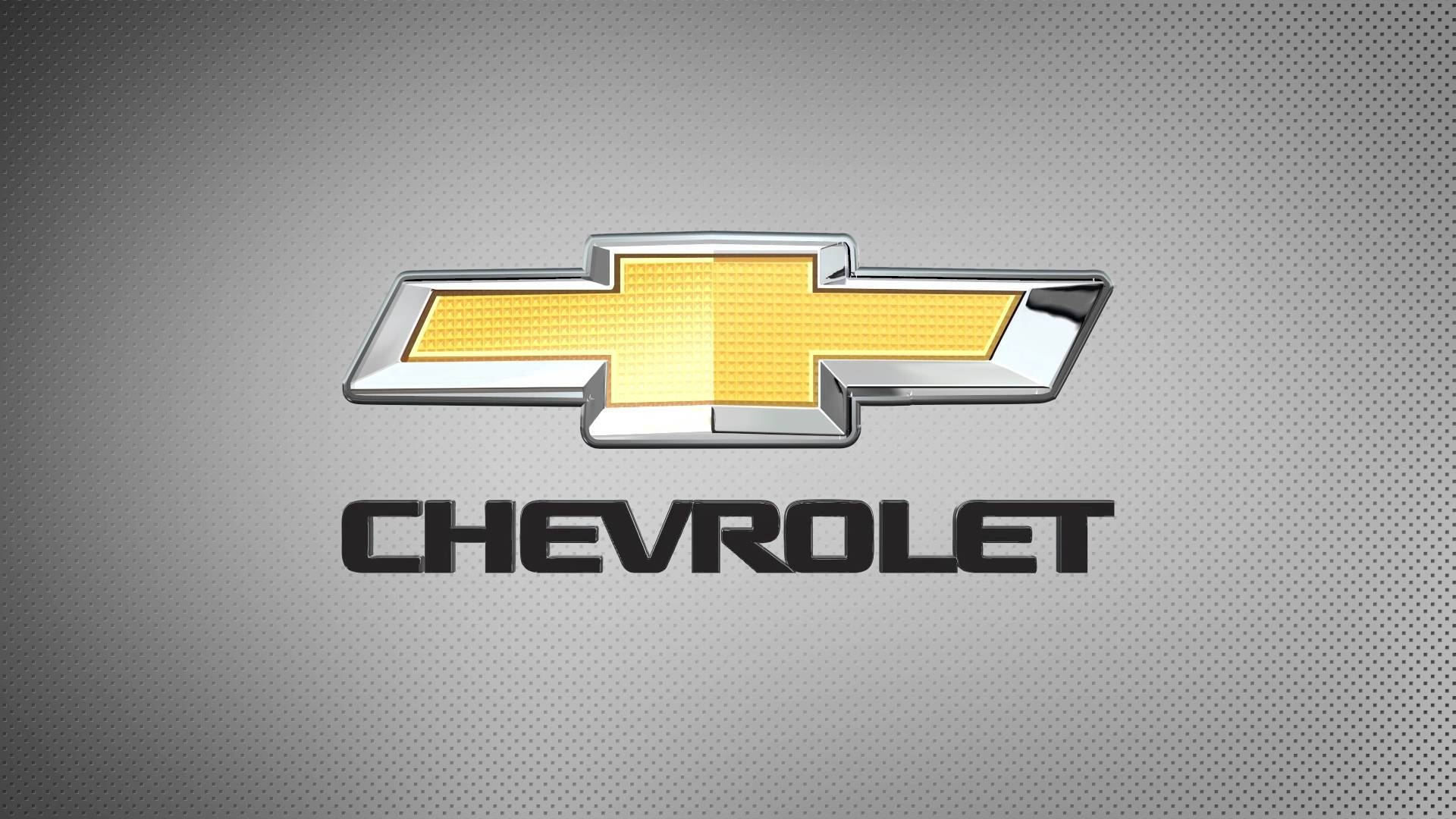 Chevrolet Logo, chrome, gold, Full HD Desktop Wallpaper