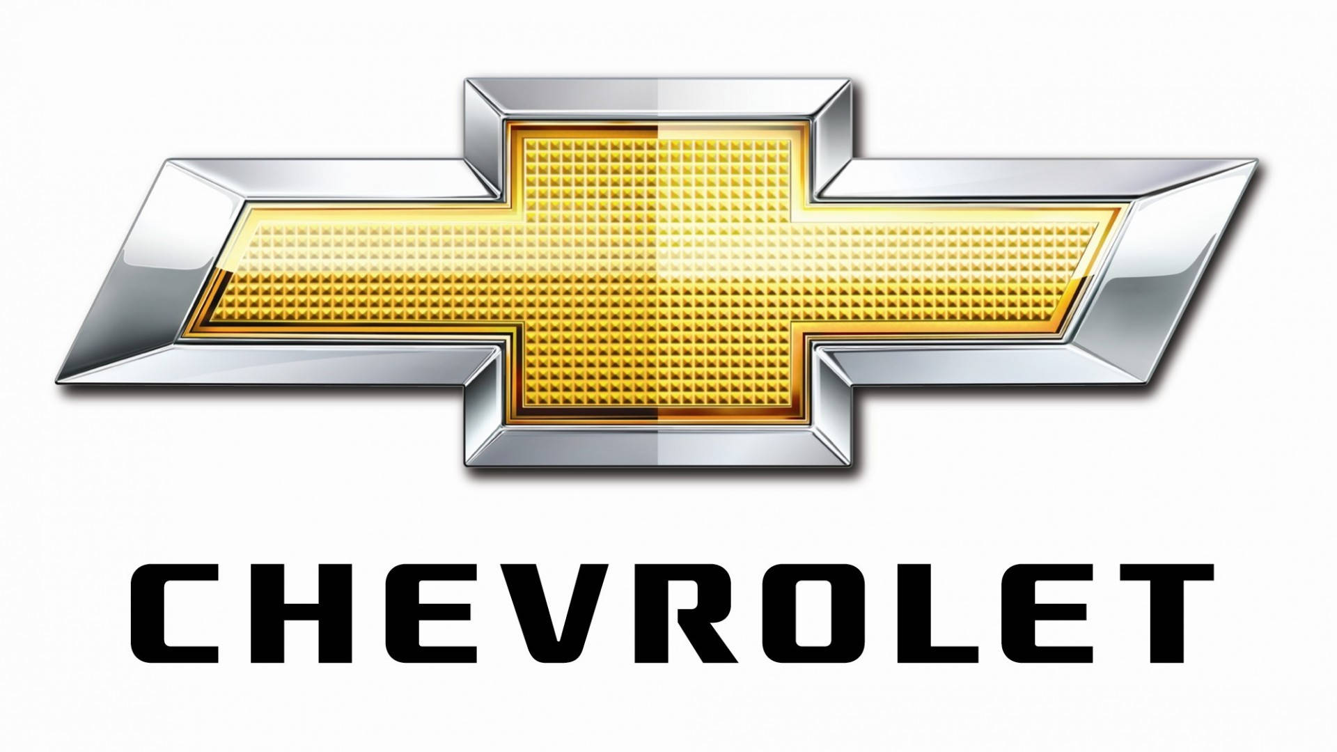 2013 Chevrolet Logo, chrome, gold, Full HD Desktop Wallpaper