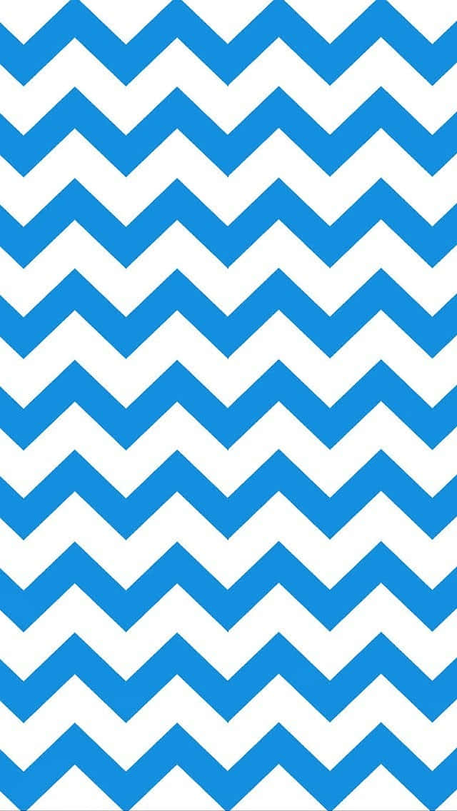 chevron pattern, blue, white, SD Phone Wallpaper