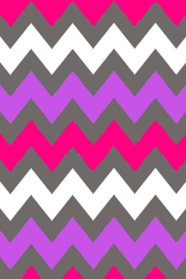 Chevron iPhone, zigzag pattern, pink, SD Phone Wallpaper