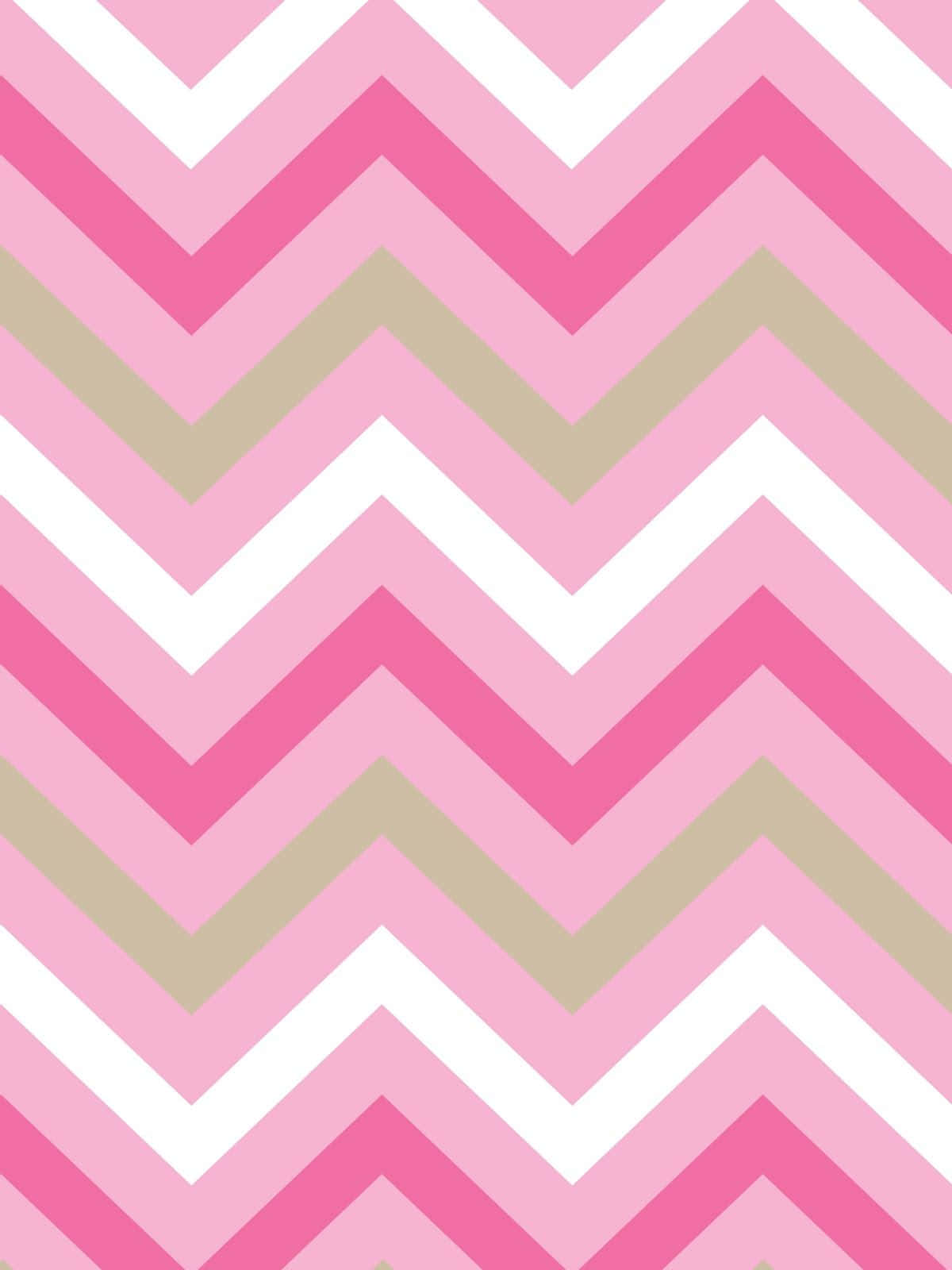 Chevron iPhone, pink, beige, HD Phone Wallpaper