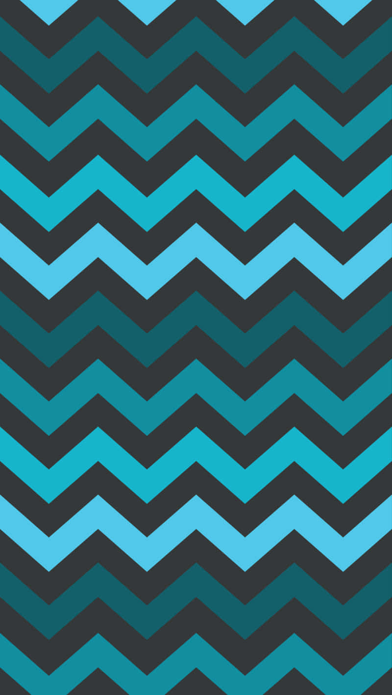 Chevron iPhone, teal, black, HD Phone Wallpaper