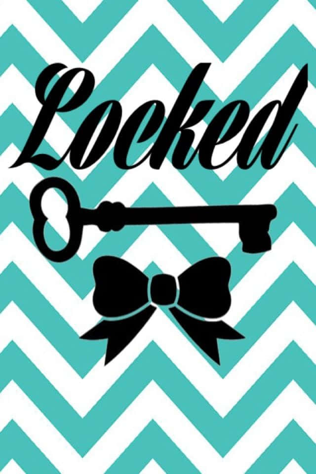 Chevron iPhone, teal, white, SD Phone Wallpaper
