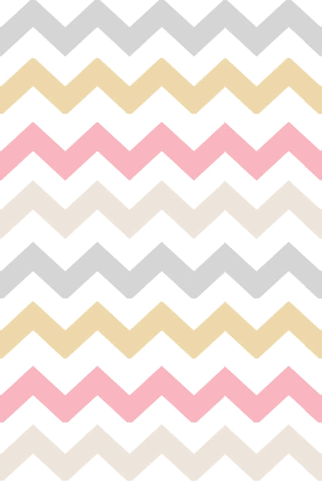 Chevron iPhone, zigzag pattern, soft pink beige gray, SD Phone Wallpaper